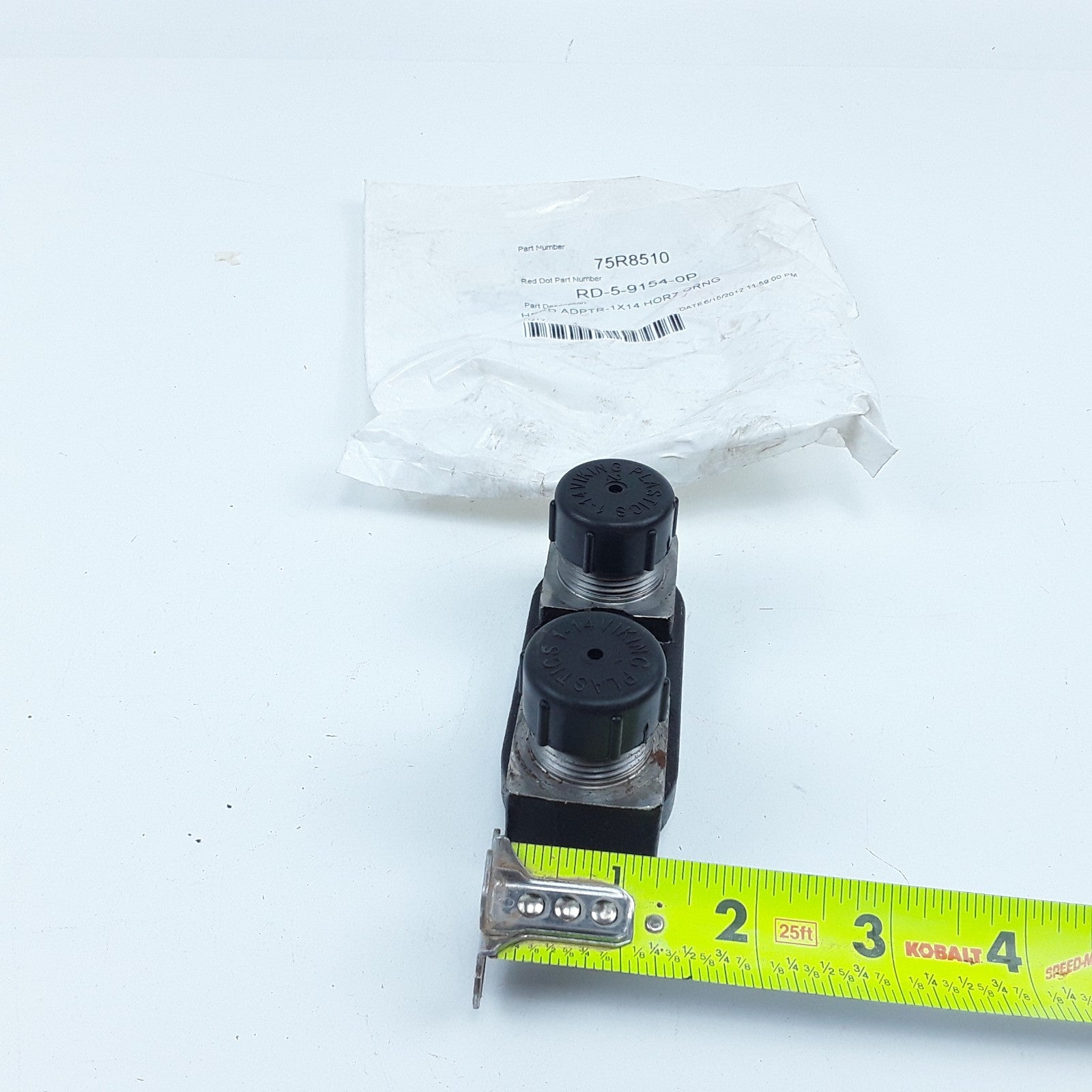 Red Dot 75R8510 Compressor Manifold Head Adapter Assembly 1 x 14 Heavy Duty