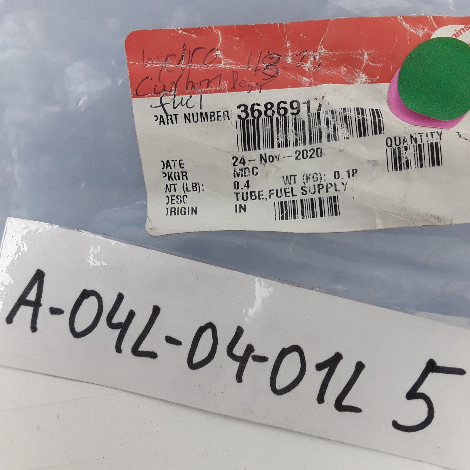 Fuel Supply Tube Assembly Fits Cummins EPA13 15 Liter ISX QSX Engine OEM 3686917
