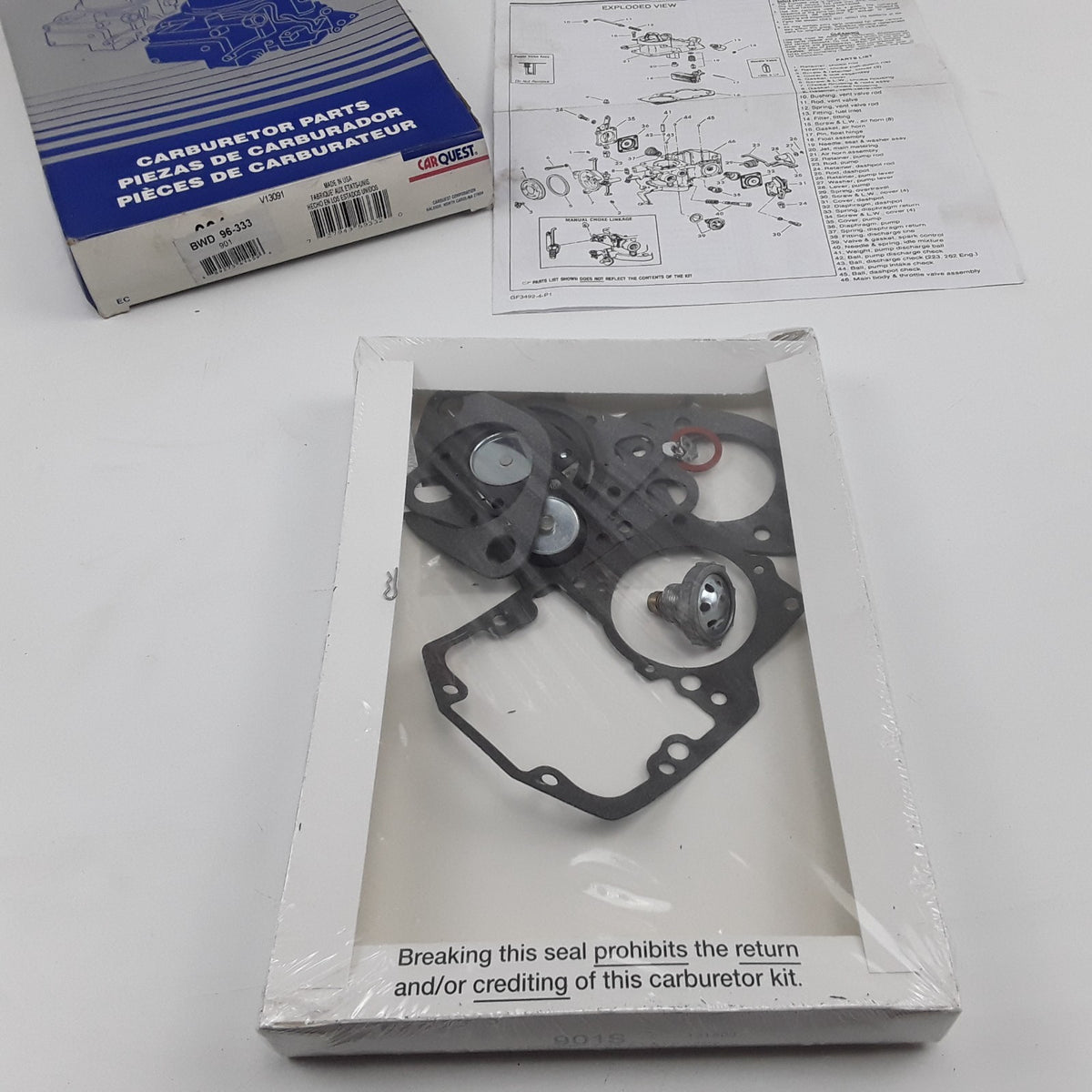 Carburetor Repair Kit Fits Ford Torino Falcon Mercury Villager Capri 1963-1969