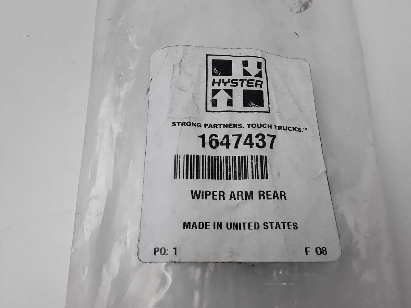Hyster 1647437 Forklift Fork Lift Wiper Arm Rear Part Parts Fast Free Shipping - HotCarParts