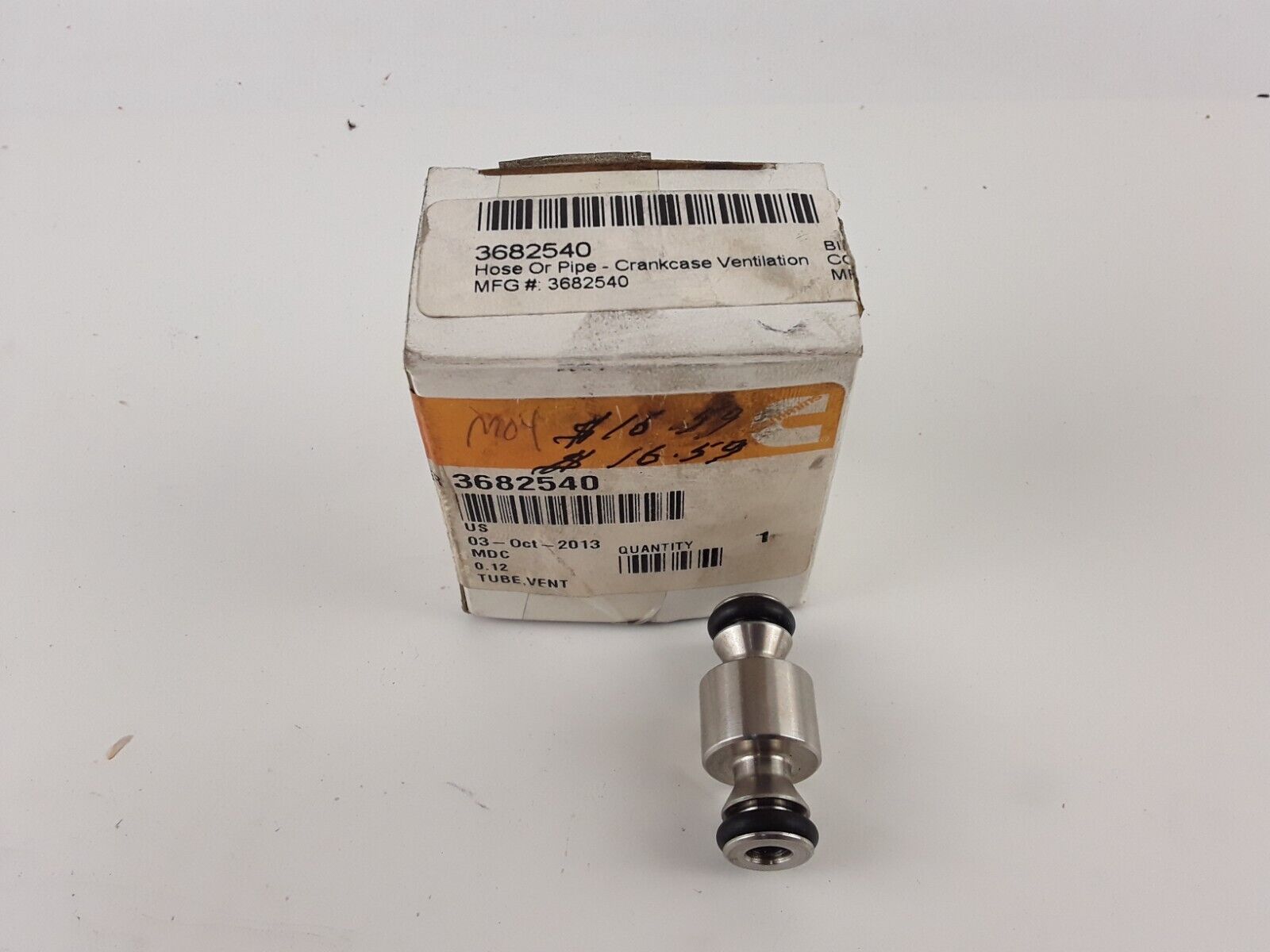 Genuine Cummins 3682540 Vent Tube Hose or Pipe EGR Crankcase Ventilation ISX QSX - HotCarParts