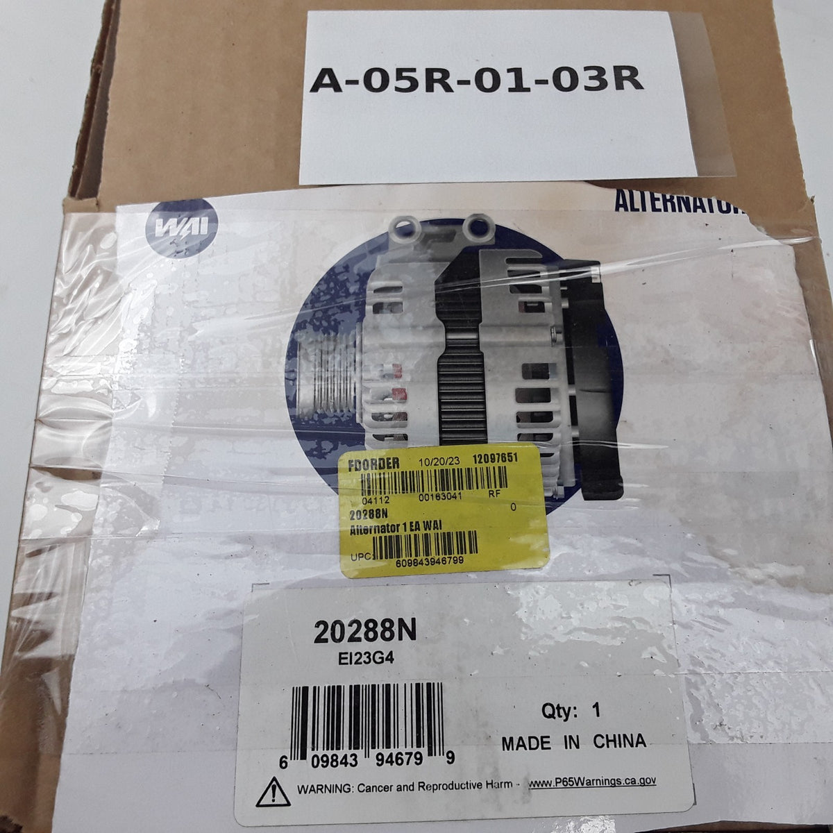 Alternator Fits Mazda Scion Toyota 2013 2014 2015 2016 2017 2018 2019 2020-2023