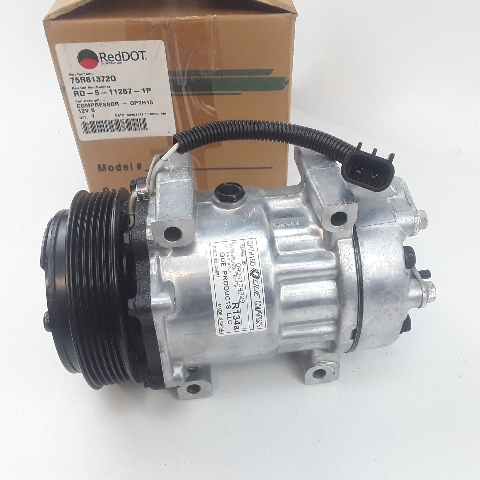 A/C Compressor Fits Volvo VN VHD VNM VNL 2002 2003 2004 2005 2006 2007 2008-2016