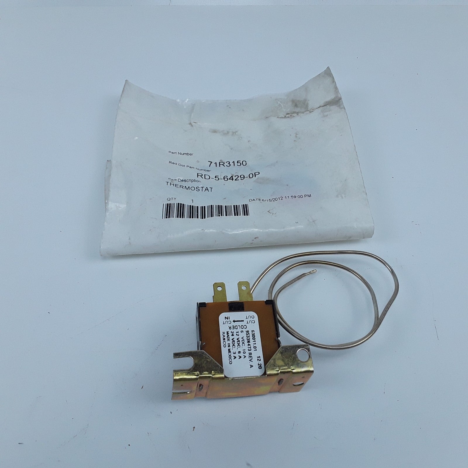 A/C Thermostat Fits Mercury Honda Ford Freightliner Autocar 1973 1974 1975-2010