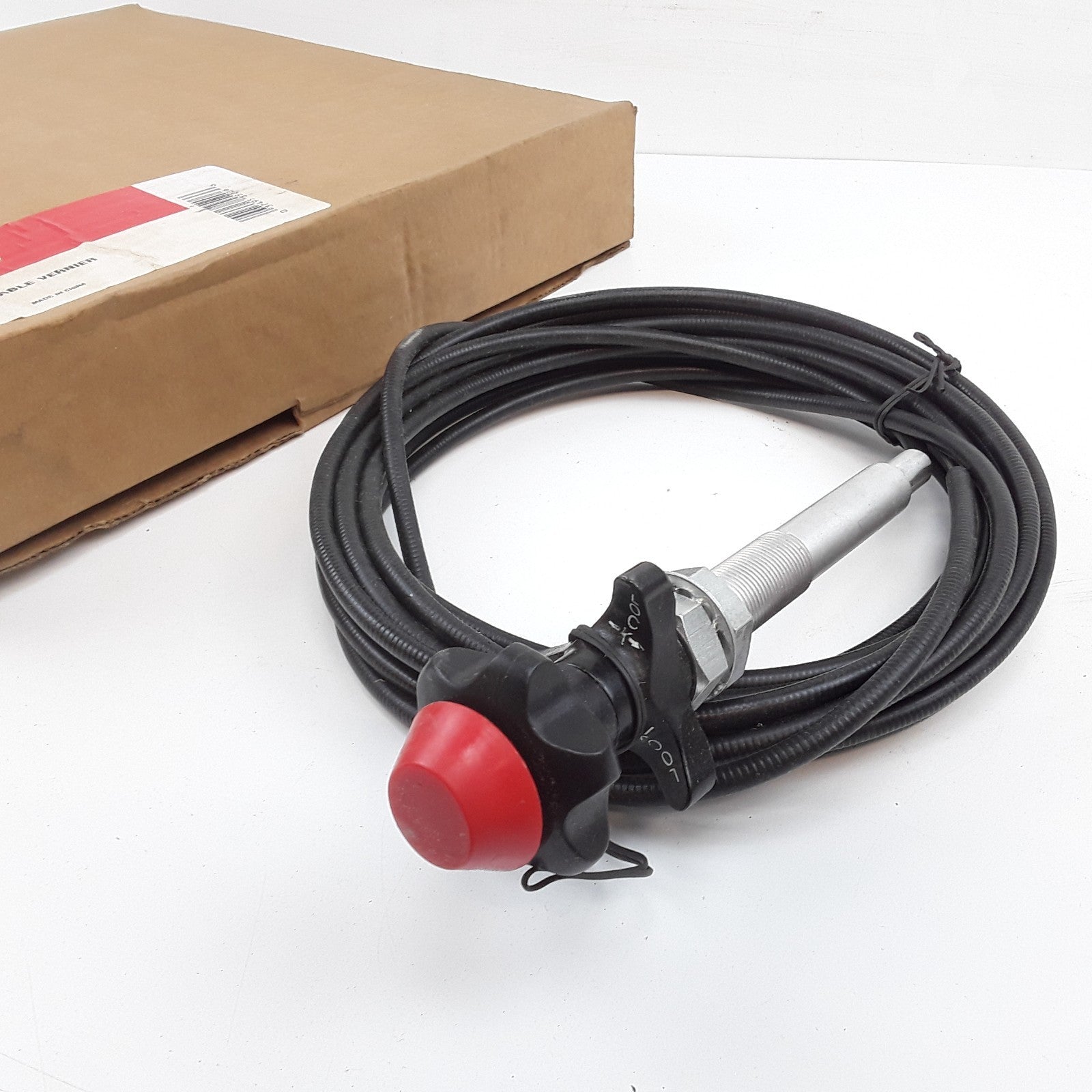 Dorman 55206 Multi-Purpose Control Cables With 2 In Black Knob 25-Feet Length