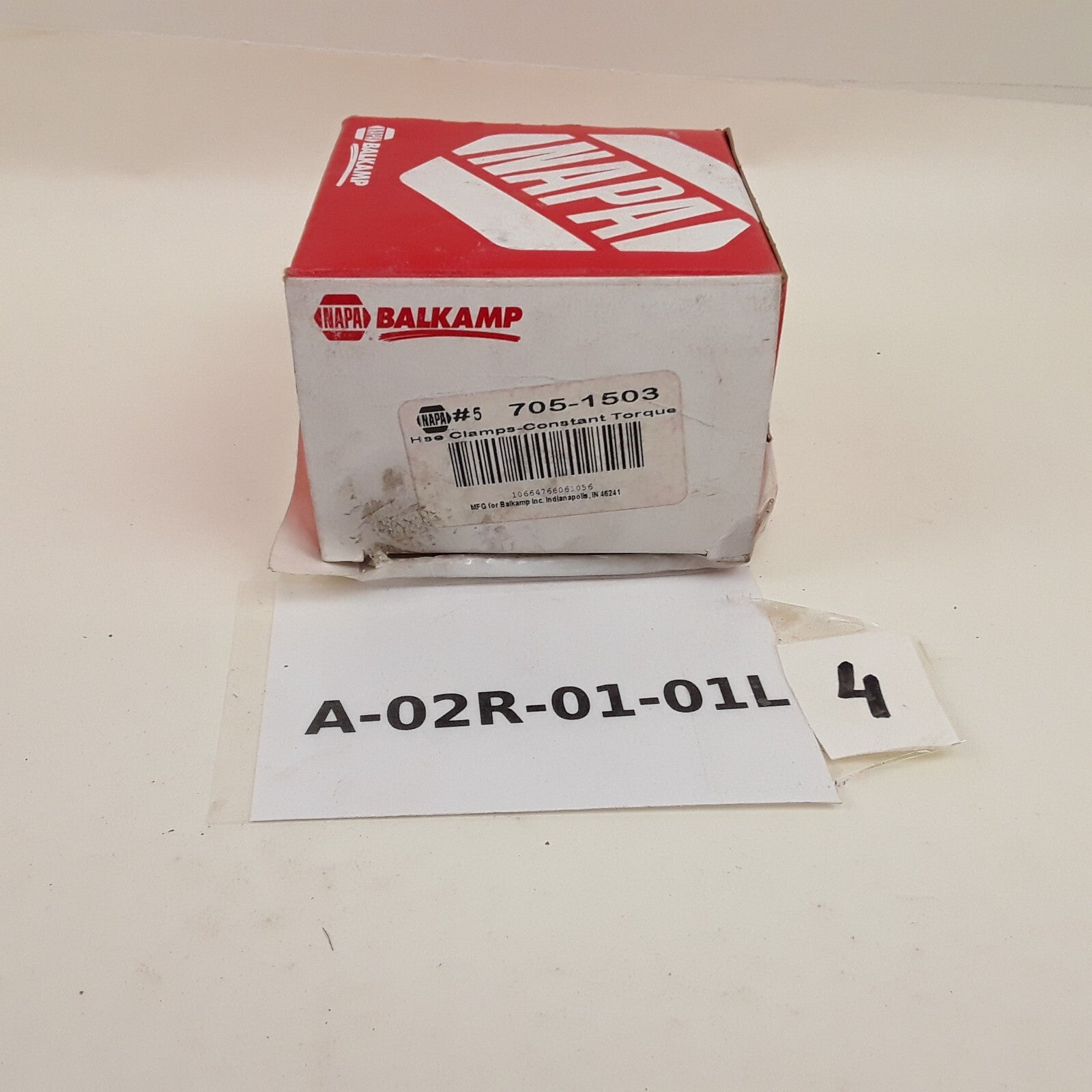 Pack of 4 Pipe Hose Clamp Size Range 13/16 in. - 1 3/4 in. , 5/8" Band