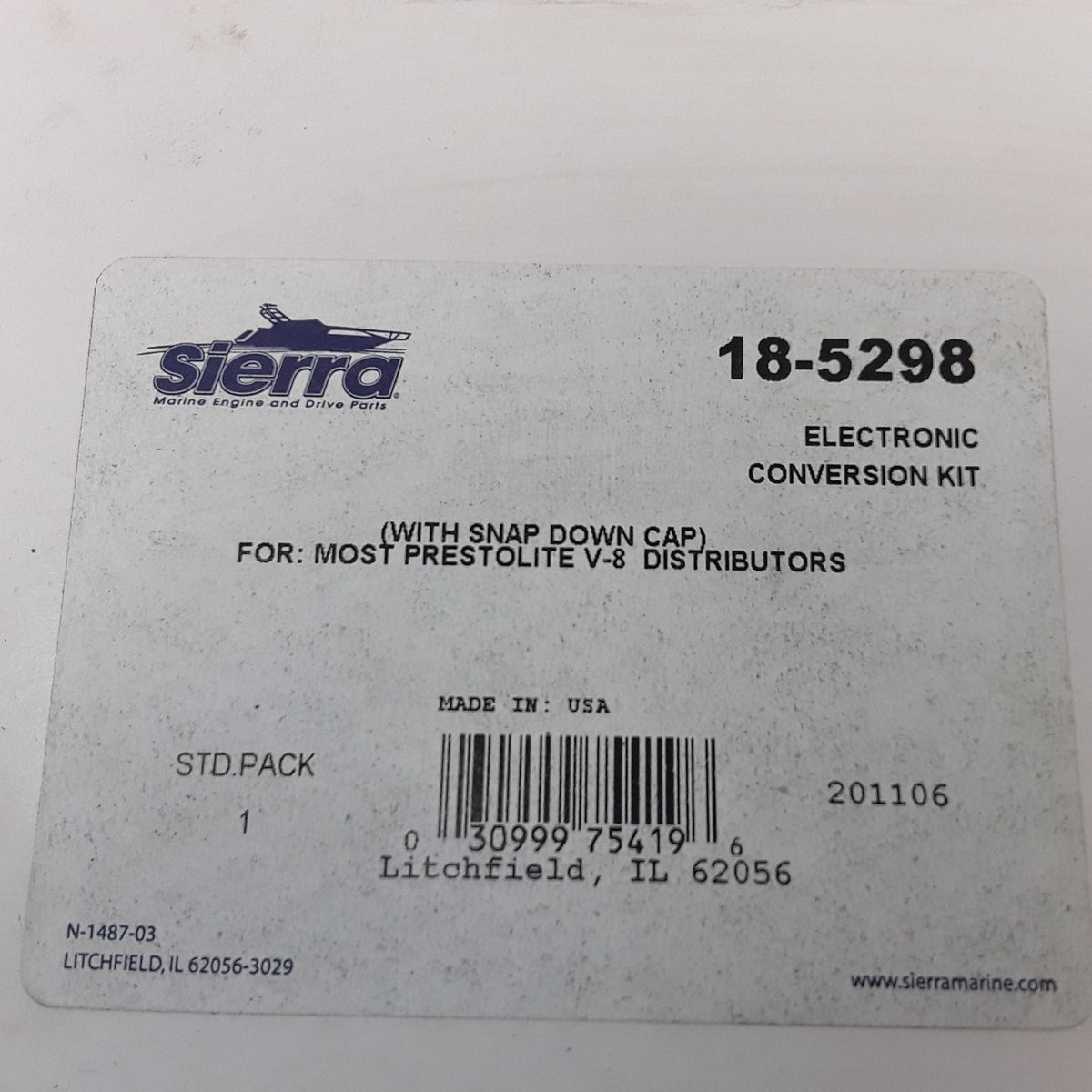 Sierra 18-5298 Electronic Conversion Kit Fits Most Prestolite V-8 Distributors