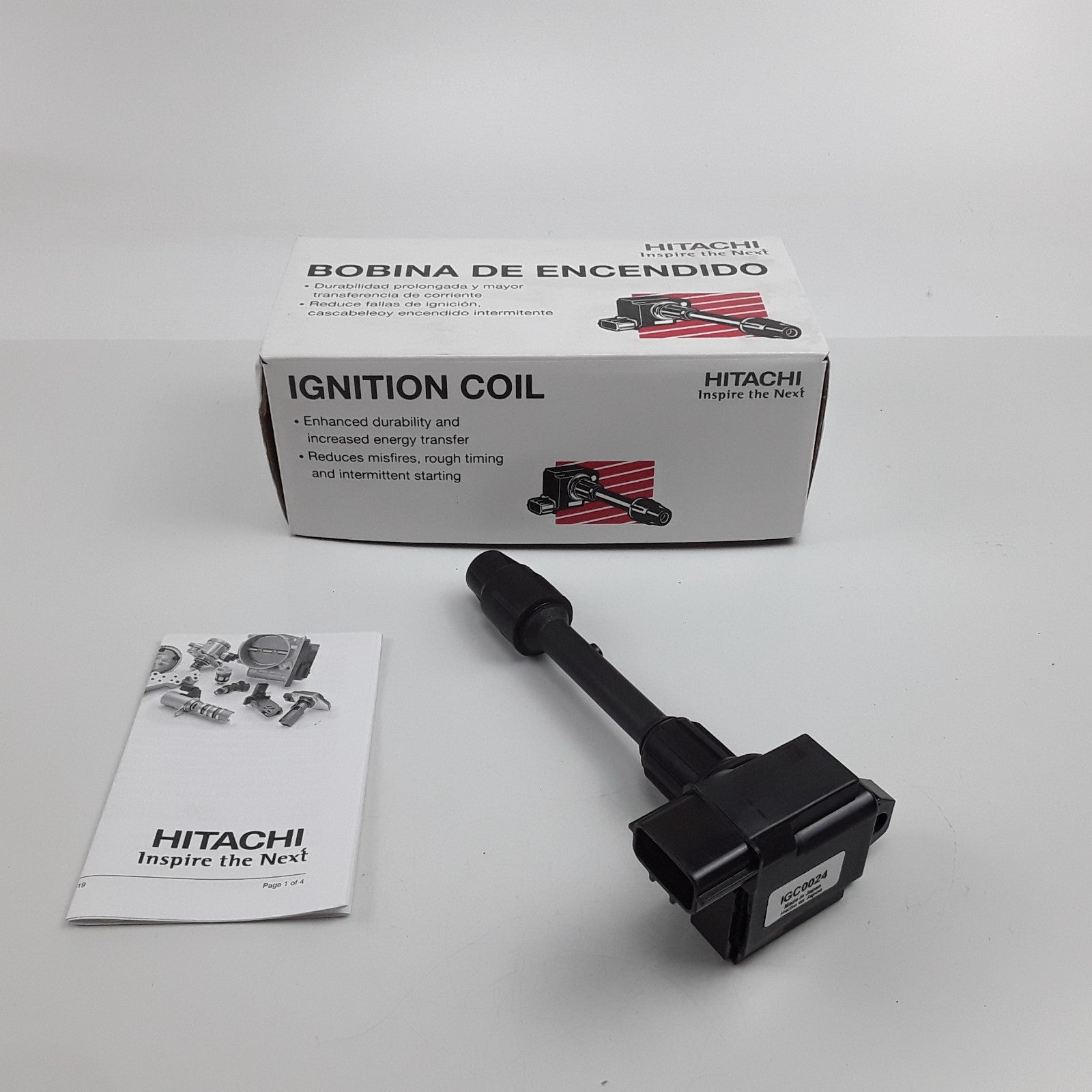 Hitachi IGC0024 Left Ignition Coil Black Fits INFINITI I30 Nissan Maxima (2000)