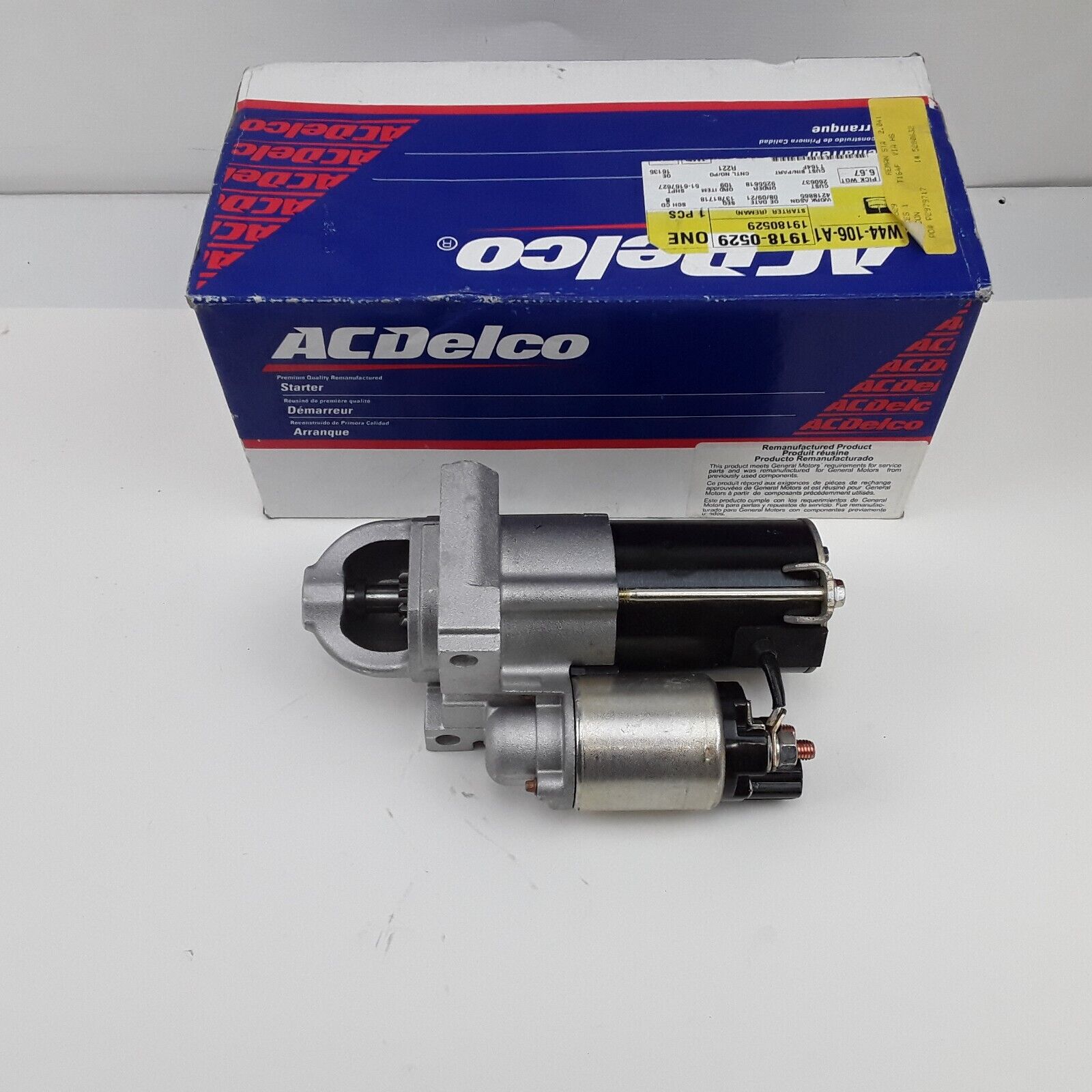 OEM ACDelco 323-1662 Starter Motor For Chevrolet GMC Hummer Saab 2009-2017