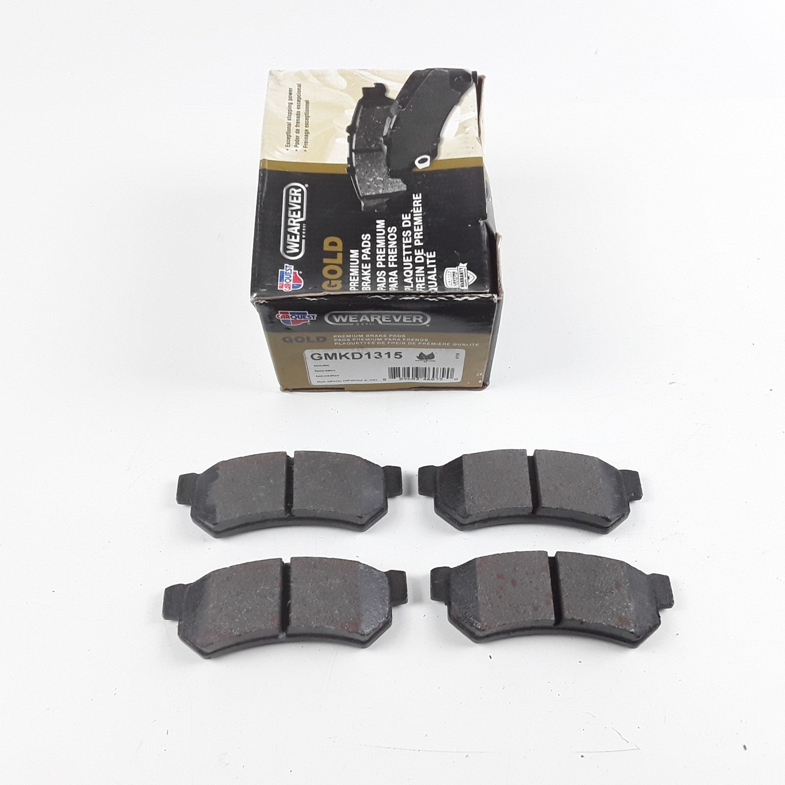 Wearever Gold GMKD1315 Rear Disc Brake Pad Set For Suzuki Reno Forenza 2007-2008