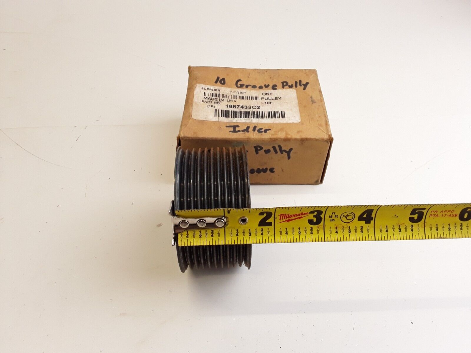 INTERNATIONAL 1887433C2 PULLEY, FAN DRIVE OR IDLER GROOVED, 10PK FAST FREE SHIPP - HotCarParts