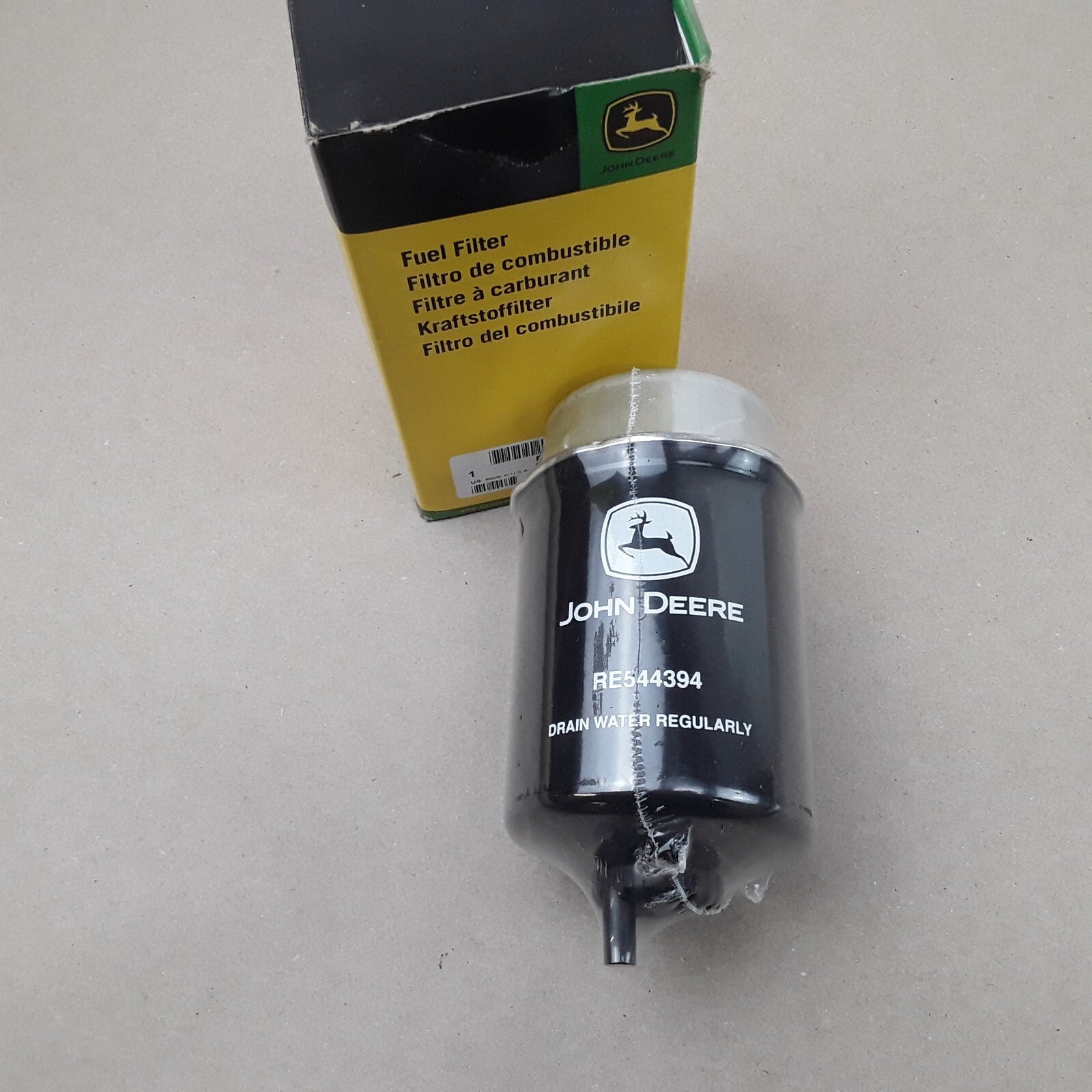 John Deere RE544394 Heavy Duty Spin-On Hydraulic Engine Fuel Filter