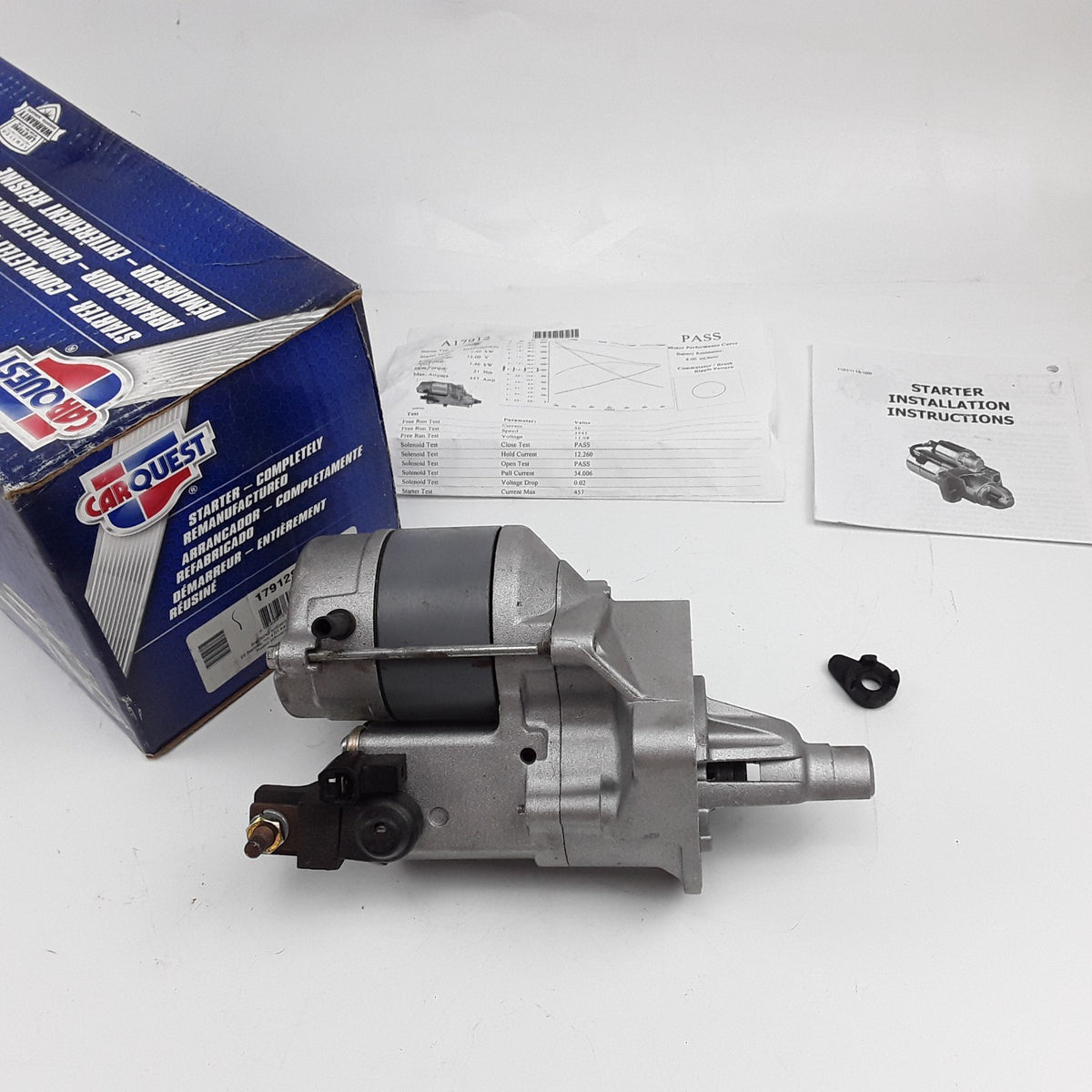 Carquest 17912S Starter Motor Fits Chrysler Pacifica (2004-2025) 3.5L-V6