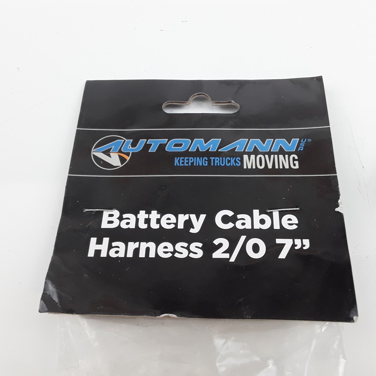 Automann 178.2013BK Battery Harness Cable Assembly 2/0 7" For Heavy Duty Trucks