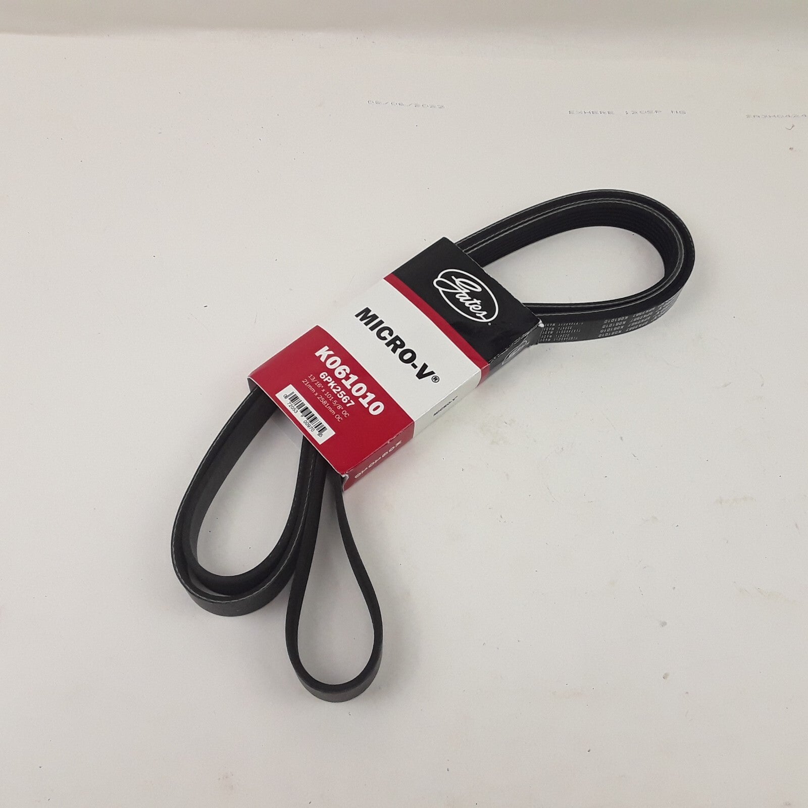 Serpentine Micro-V Belt Fits Chevrolet C1500 Suburban 1998 Ford Taurus 1990