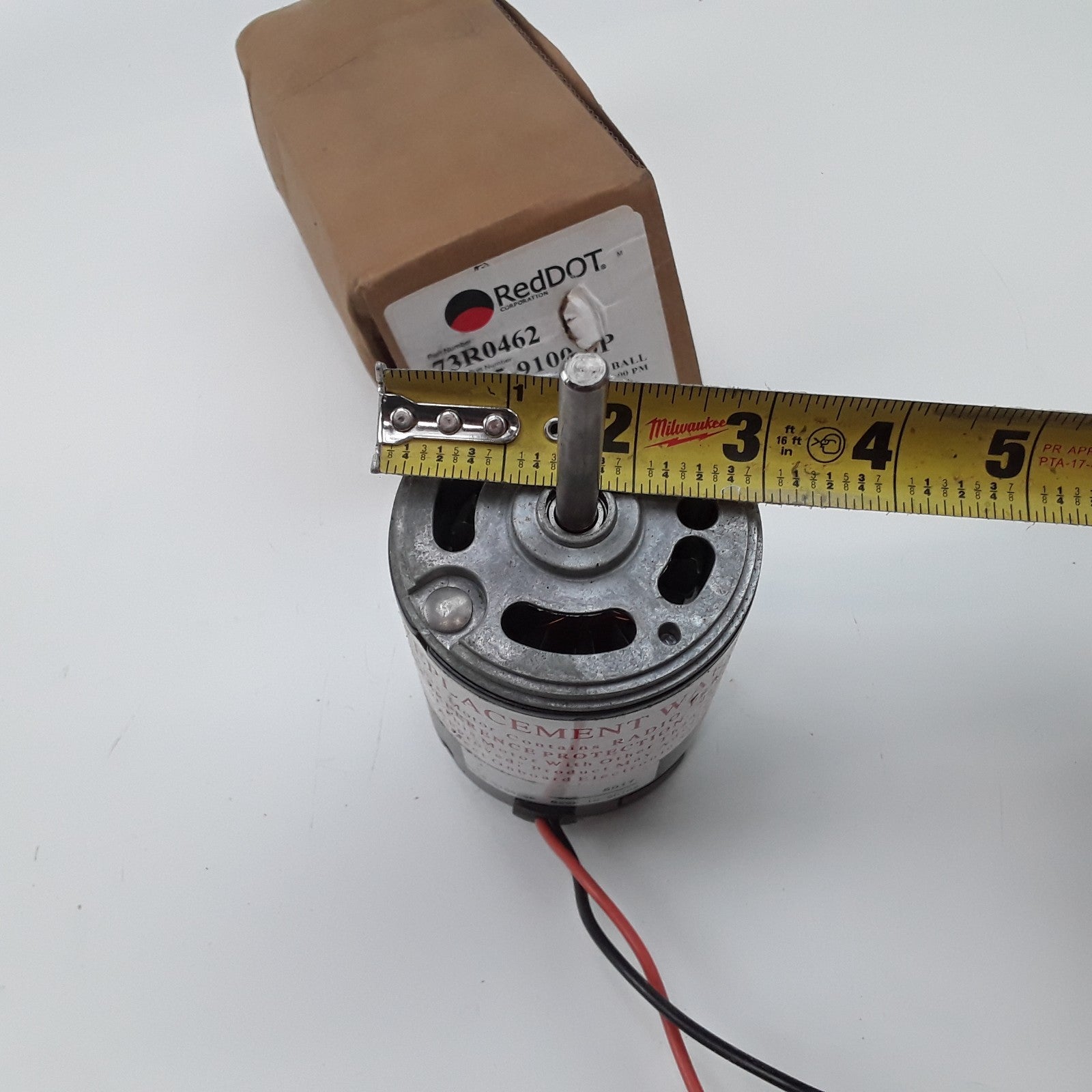 Red Dot 73R0462 Single Shaft Vented Blower Motor Fits Mack CM (1989 1990 1991)