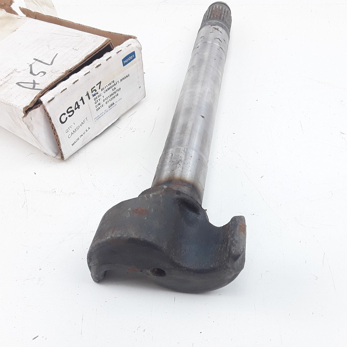 Rear Right Air Brake Camshaft Fits Meritor with 16-1/2" "Q" and "Q+" Brakes
