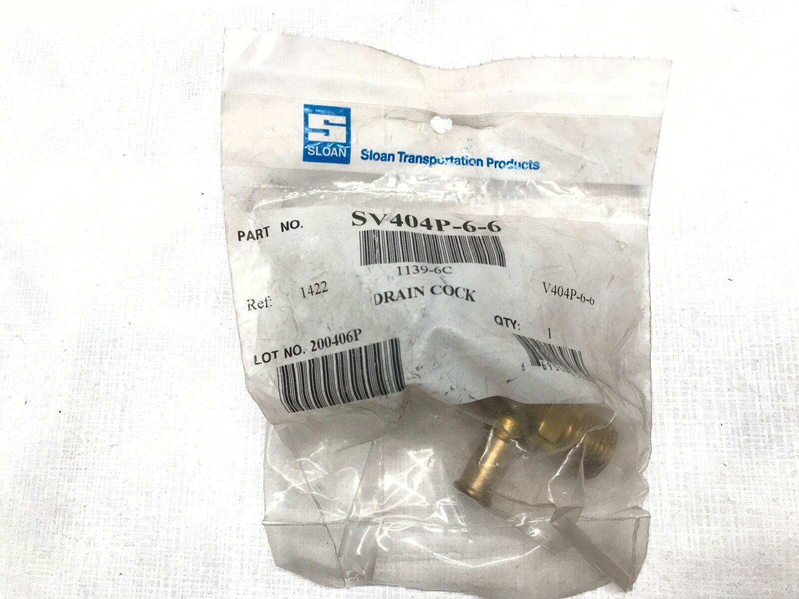 TRAMEC SLOAN DRAIN COCK SV404P-6-6 - HotCarParts