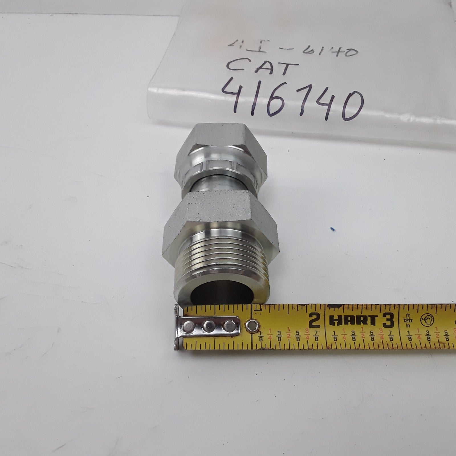 Caterpillar 4I-6140 Fluid Carrying Straight Adapter Assembly Steel Heavy Duty