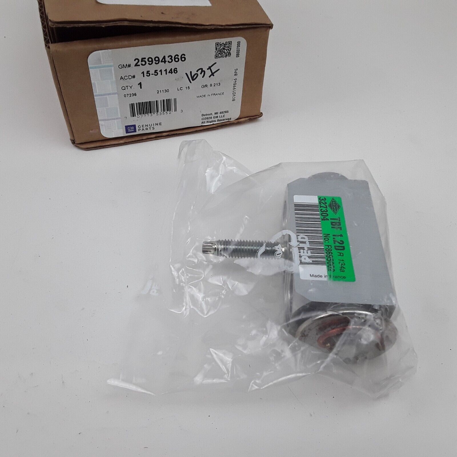 GM 25994366 A/C Expansion Valve for Cadillac, Chevrolet, GMC 2007-2014