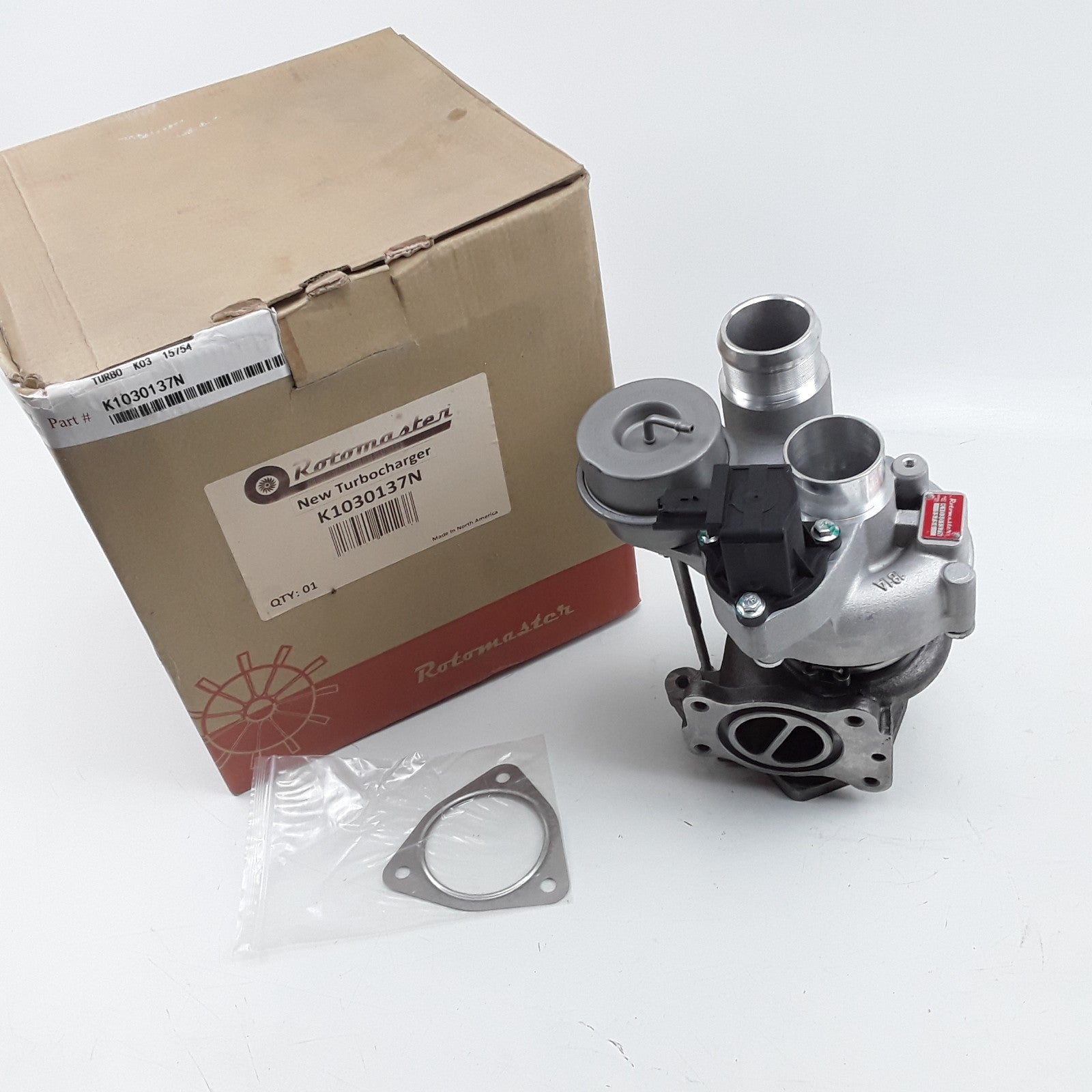 Rotomaster K1030137N Turbocharger Assembly For Mini Cooper (2007 2008 2009 2010)