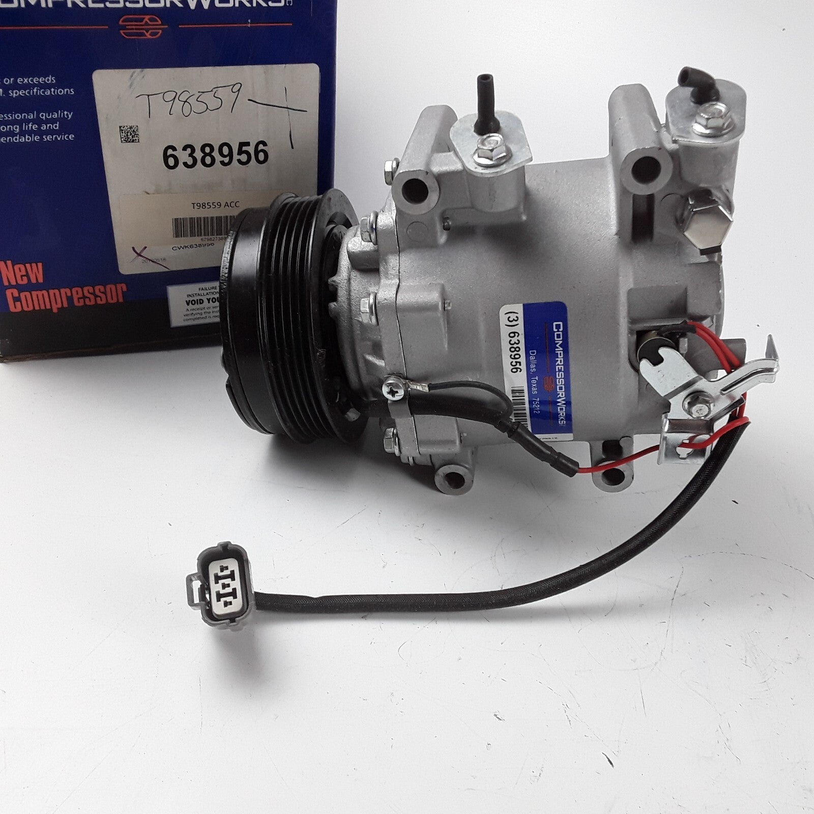 NEW A/C Compressor Assembly Fits Honda Fit 2007-2008 1.5L Fast Free Shipping