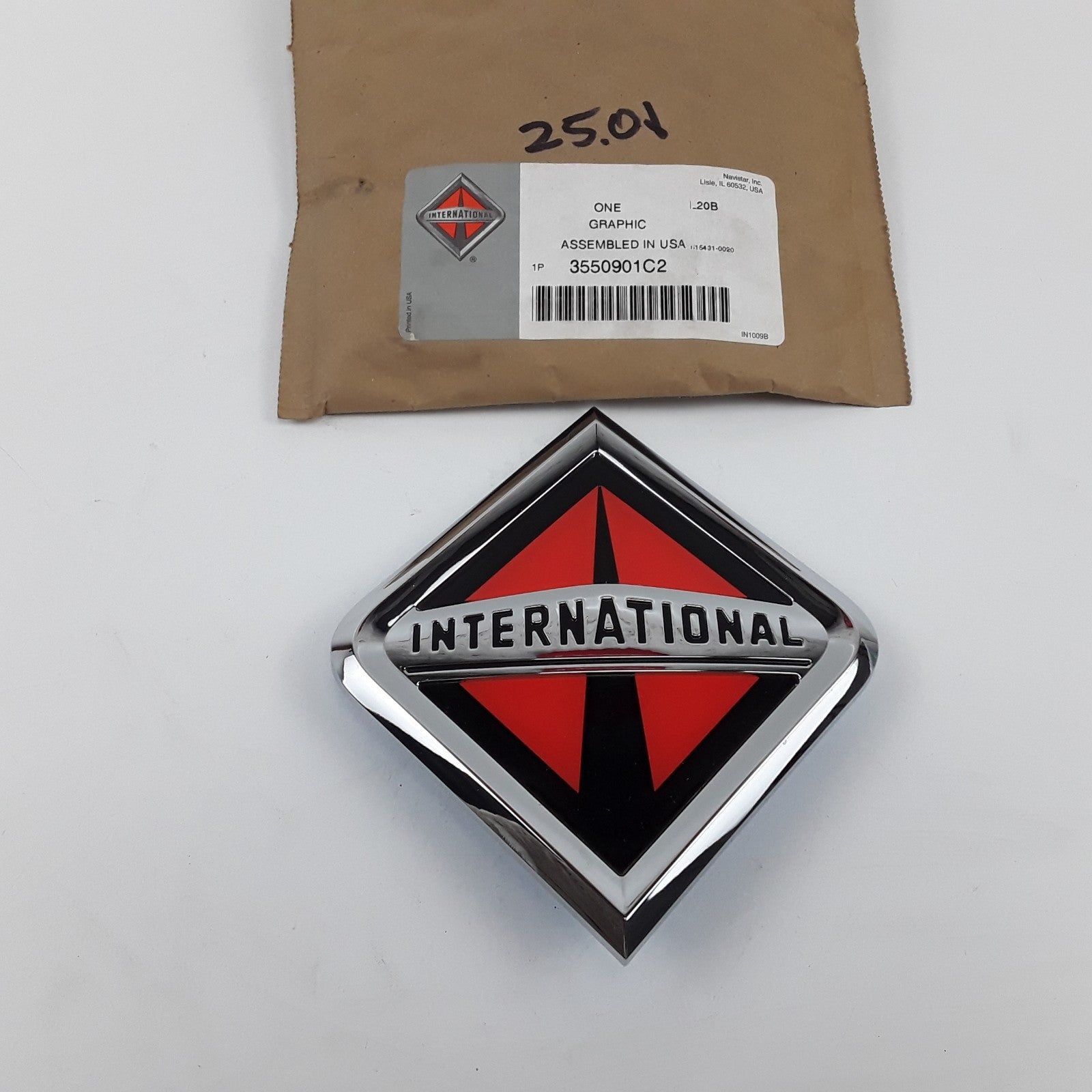 OEM Graphic Grille Hood Ornament Nameplate Emblem Logo For International
