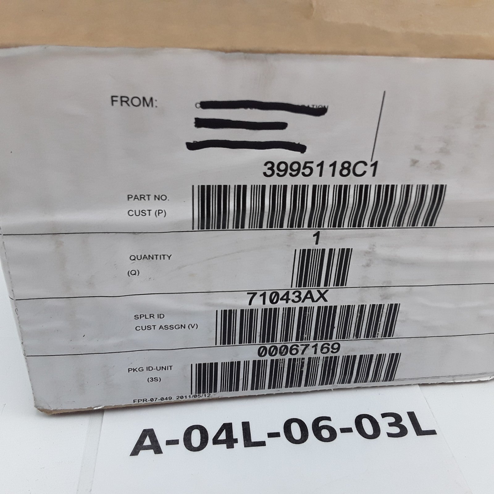 International 3995118C1 Hood Guide Assembly For International Navistar Trucks