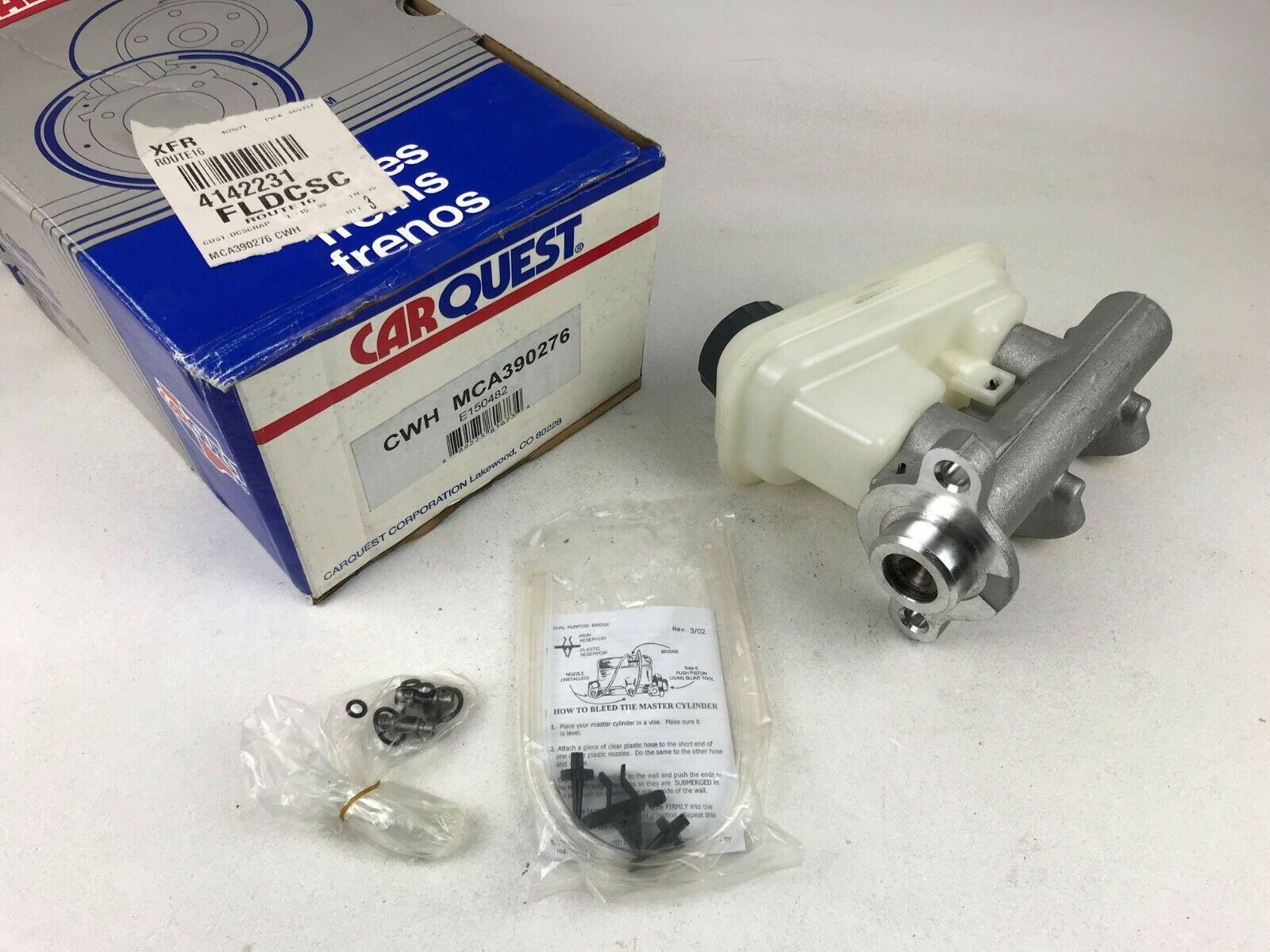 Brake Master Cylinder CARQUEST MCA390276 for Buick, Chevrolet, Pontiac, Oldsmobi - HotCarParts