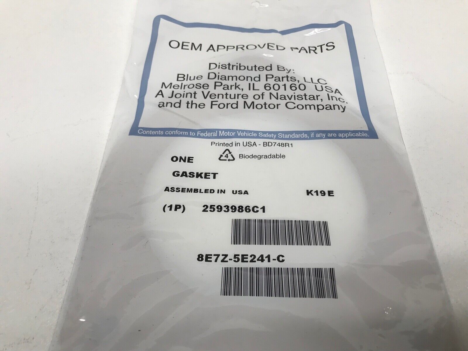 OEM International Diesel Particulate Filter Exhaust Gasket Exhaust 2593986C1 - HotCarParts