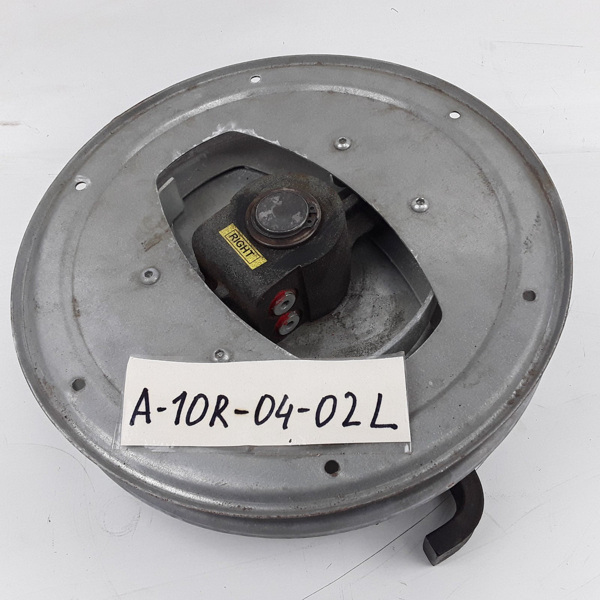 Right-Side Hydraulic Dual Hose Reel Assembly Heavy Duty For Forklifts Cranes