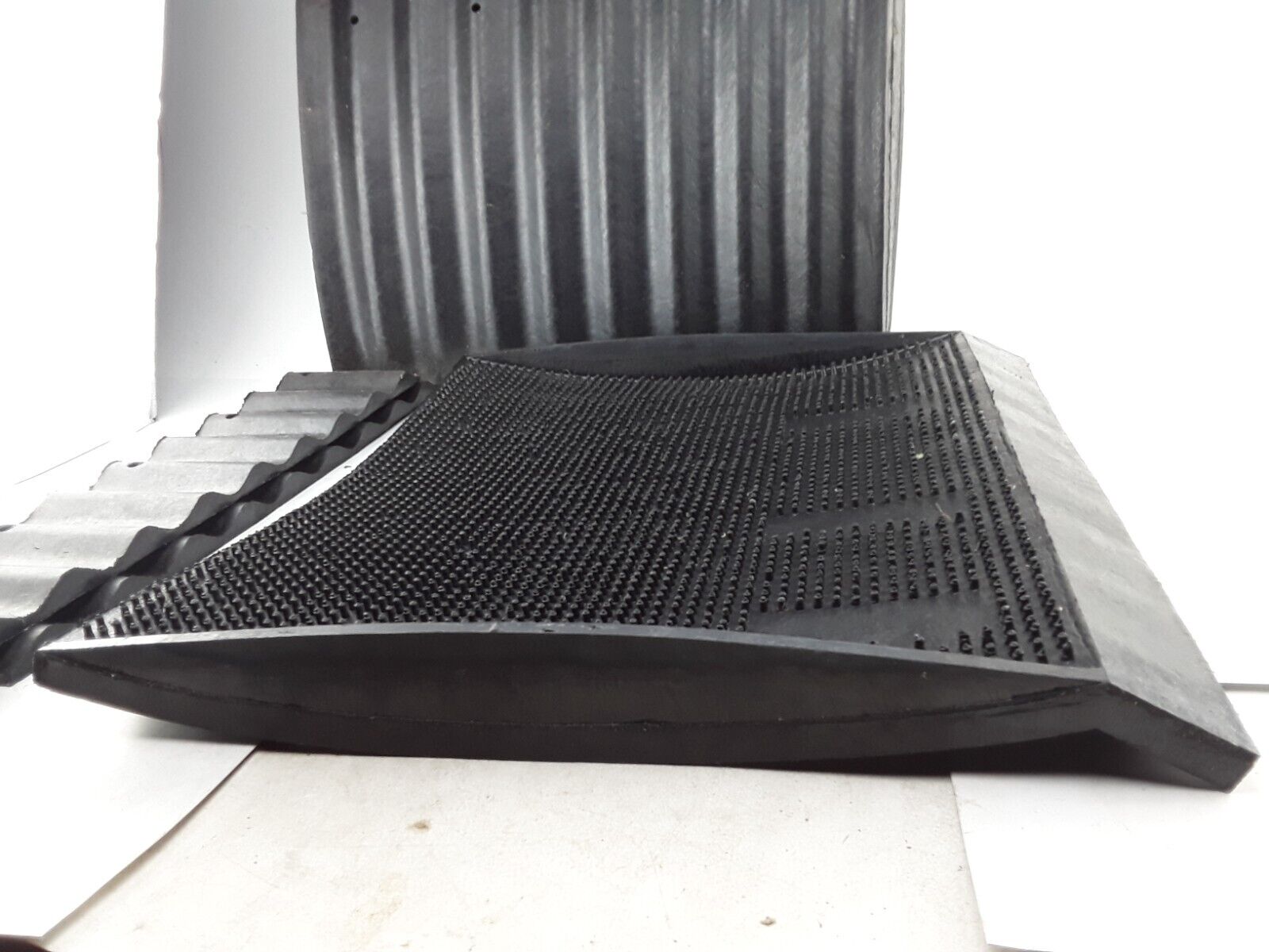 GENUINE Life-Time Pair Set Truck Fenders Black Rubber 22 x 24 inch made in USA - HotCarParts