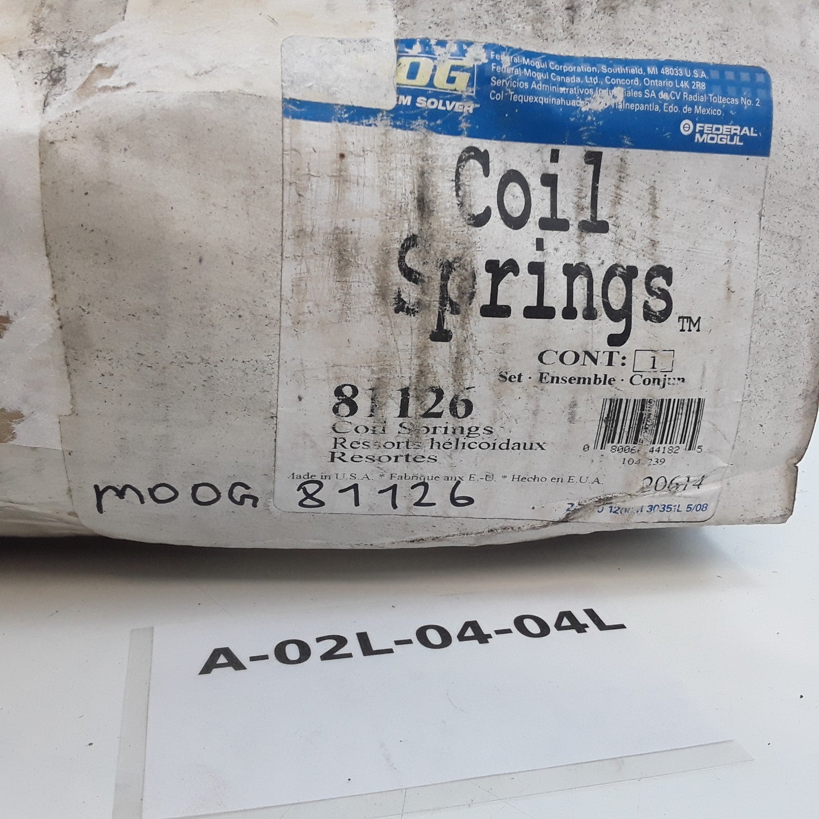 Coil Spring Set Fits Dodge Grand Caravan Chrysler Town & Country (01-03, 05-07)