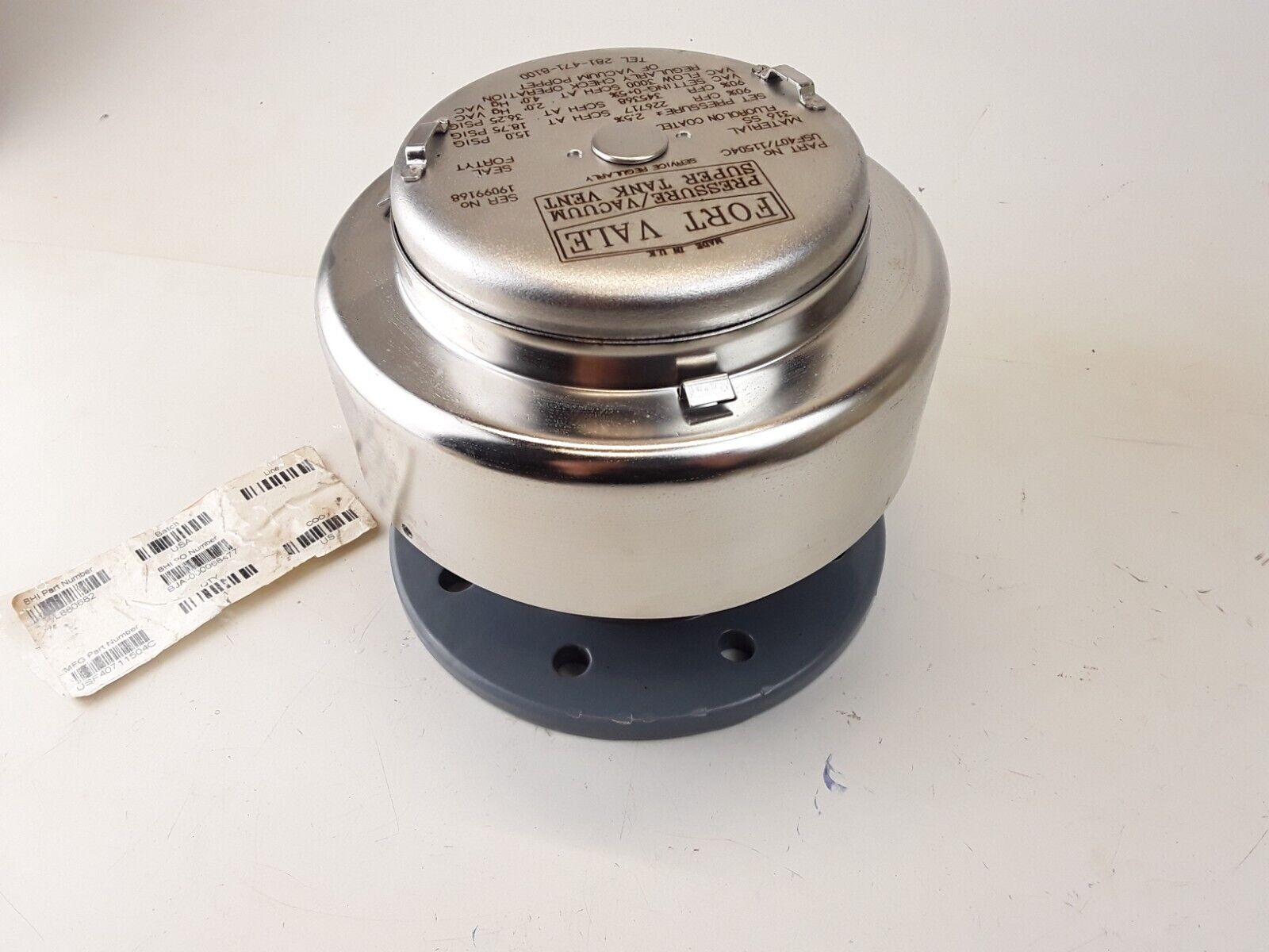 Fort Vale USF407/11504C Pressure vacuum super tank vent Fast Free Shipping - HotCarParts