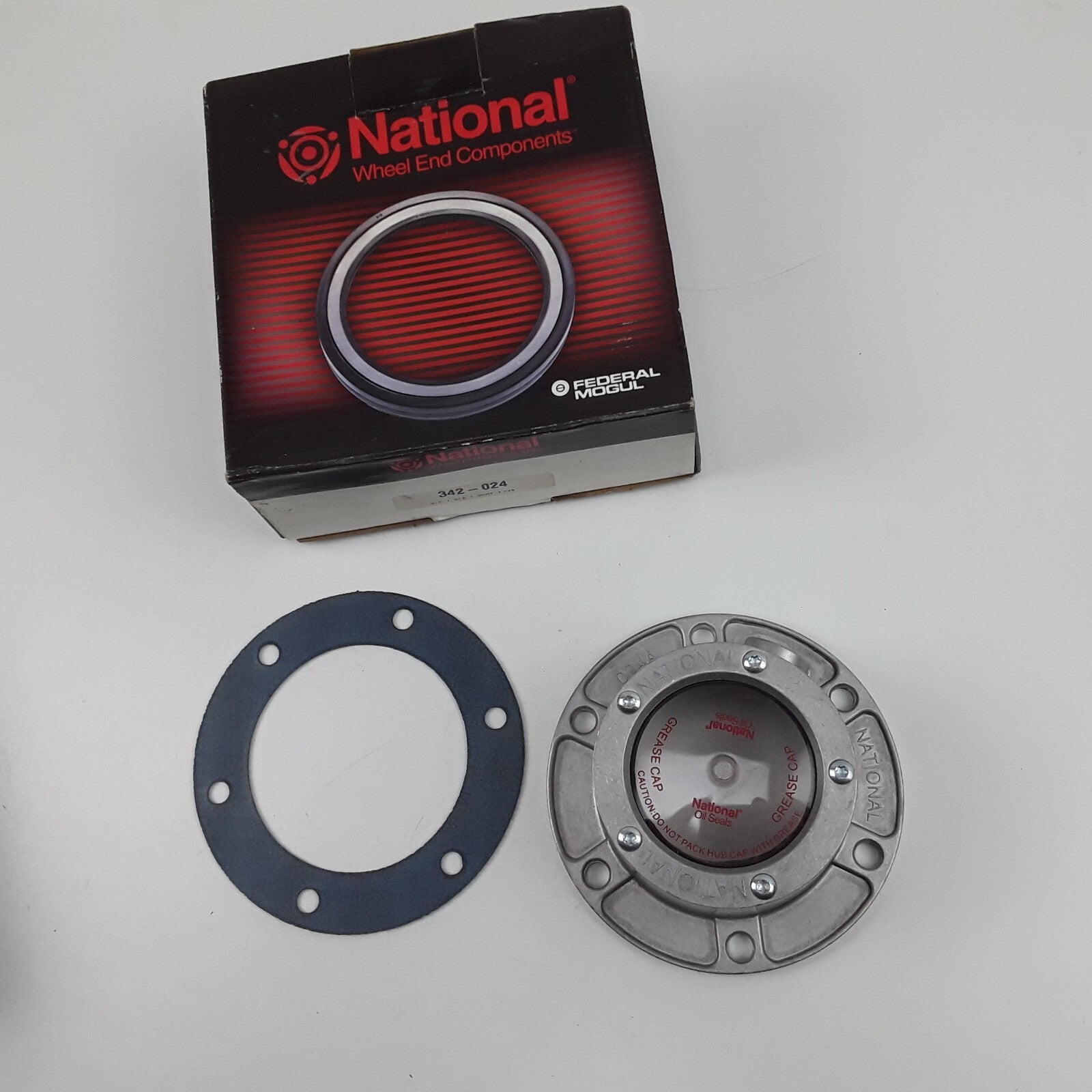 National Oil Seals 342-024 Trucks Hub Cap & Gasket Heavy Duty High Performance