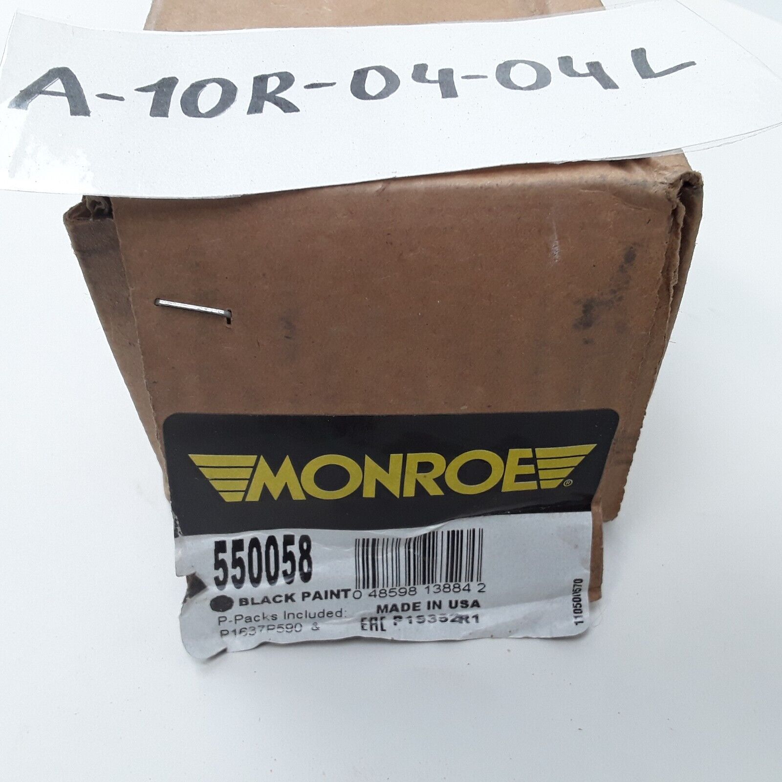 Monroe 550058 Black Paint Rear Suspension Shock Absorber for Ford 2013-2019