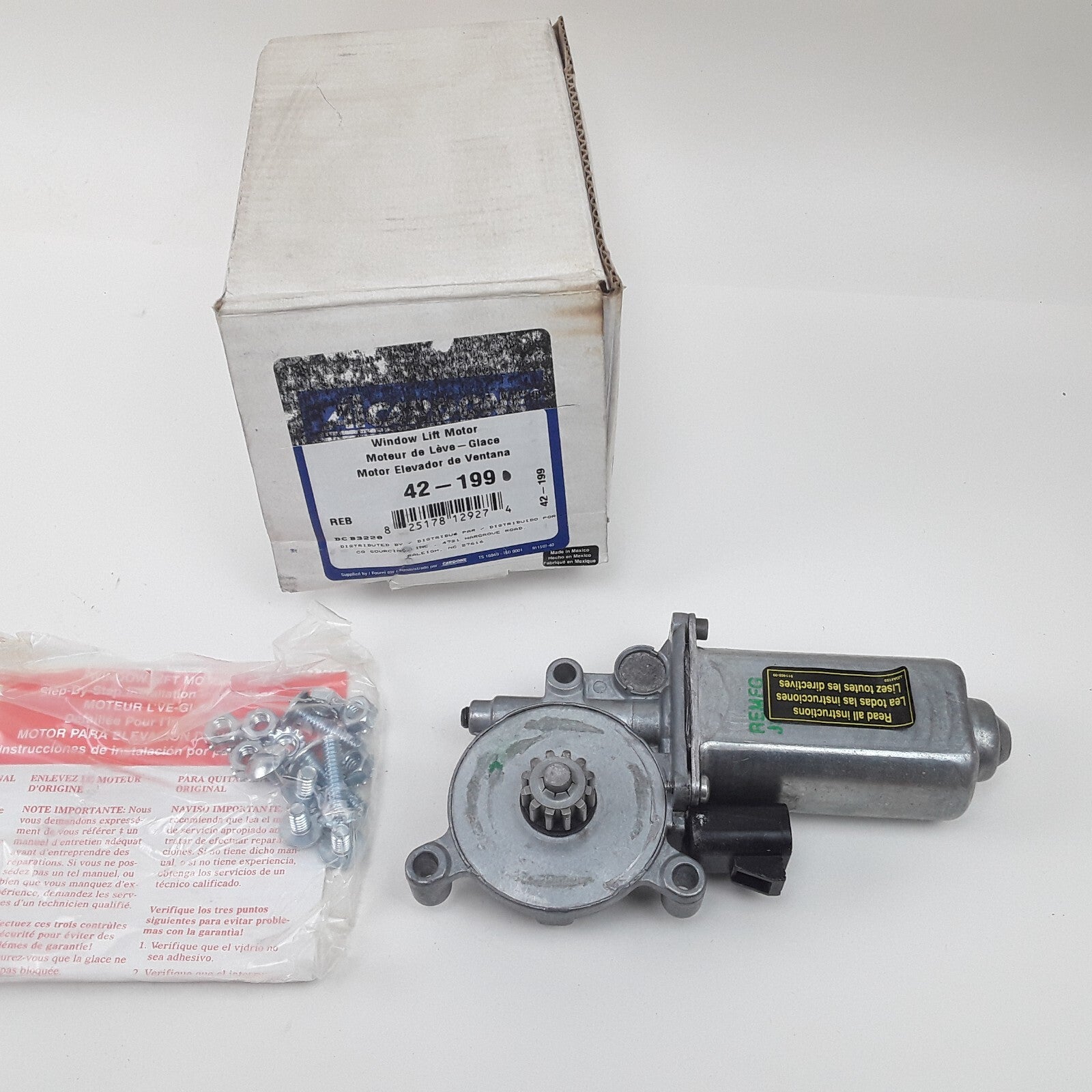 Cardone 42-199 Power Window Motor For 4 Door Oldsmobile Intrigue, Buick Century