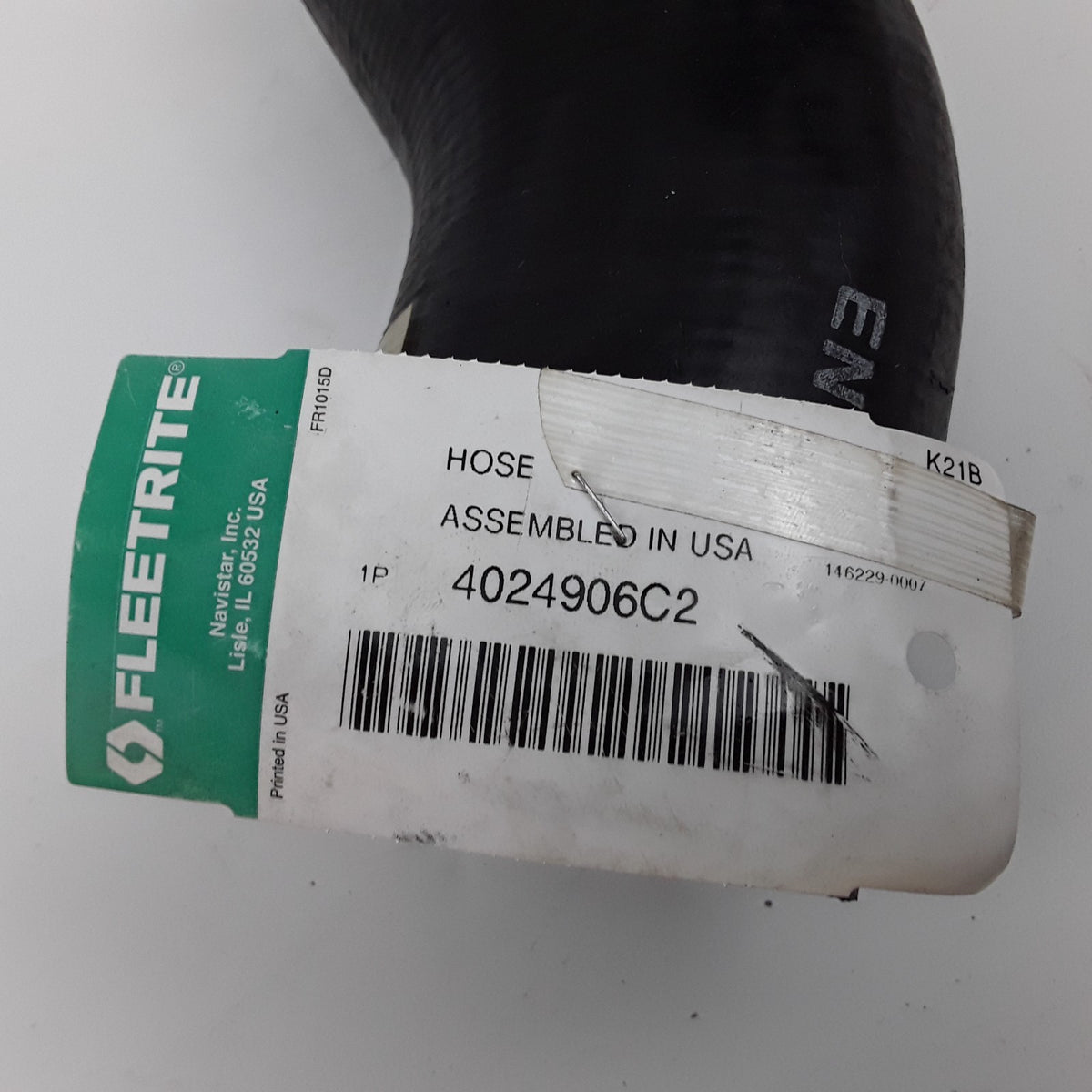 Fleetrite 4024906C2 Fits Intermediate Navistar Radiator Outlet Coolant Hose