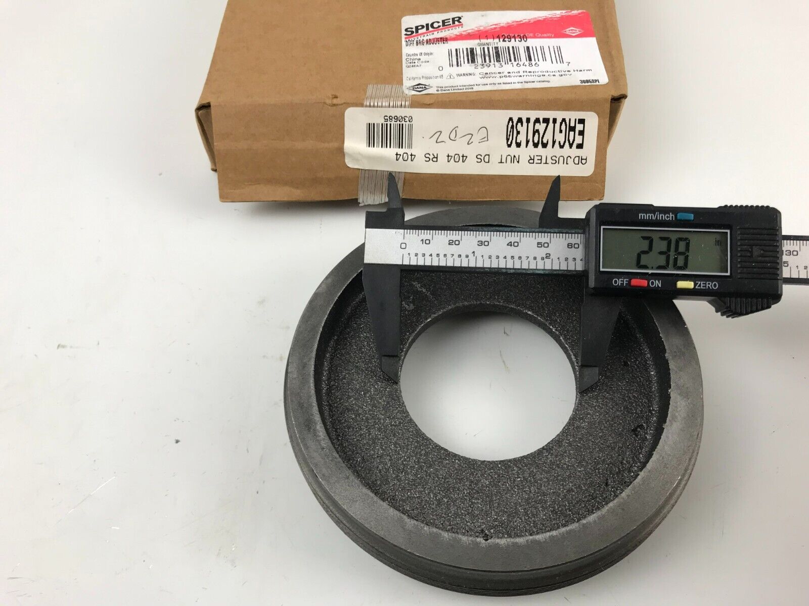 GENUINE OEM Dana Spicer 129130 Differential Carrier Bearing Adjuster EAG129130 - HotCarParts