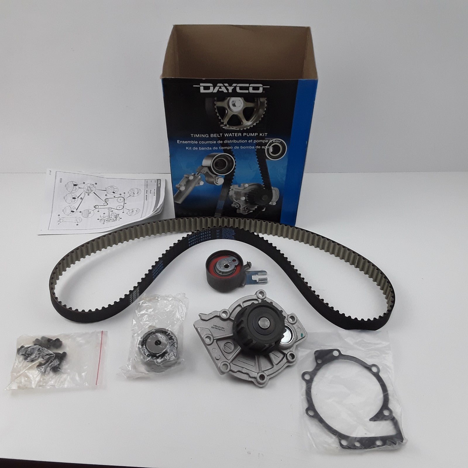 Dayco WP319K1A Engine Timing Belt Kit with Water Pump Fits Volvo S80 (2000-2002)