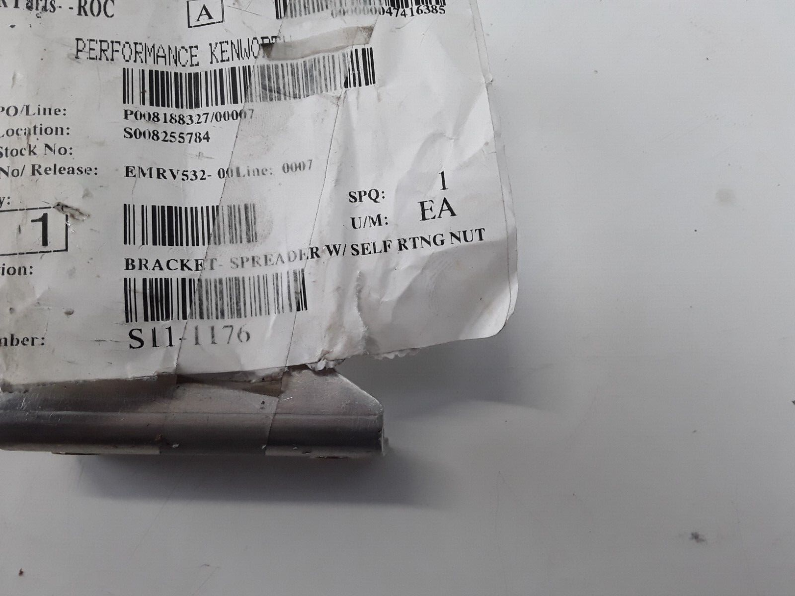 For Truck Kenworth Paccar S11-1176 Spreader Bracket W/Self rtng nut Free Shipp - HotCarParts
