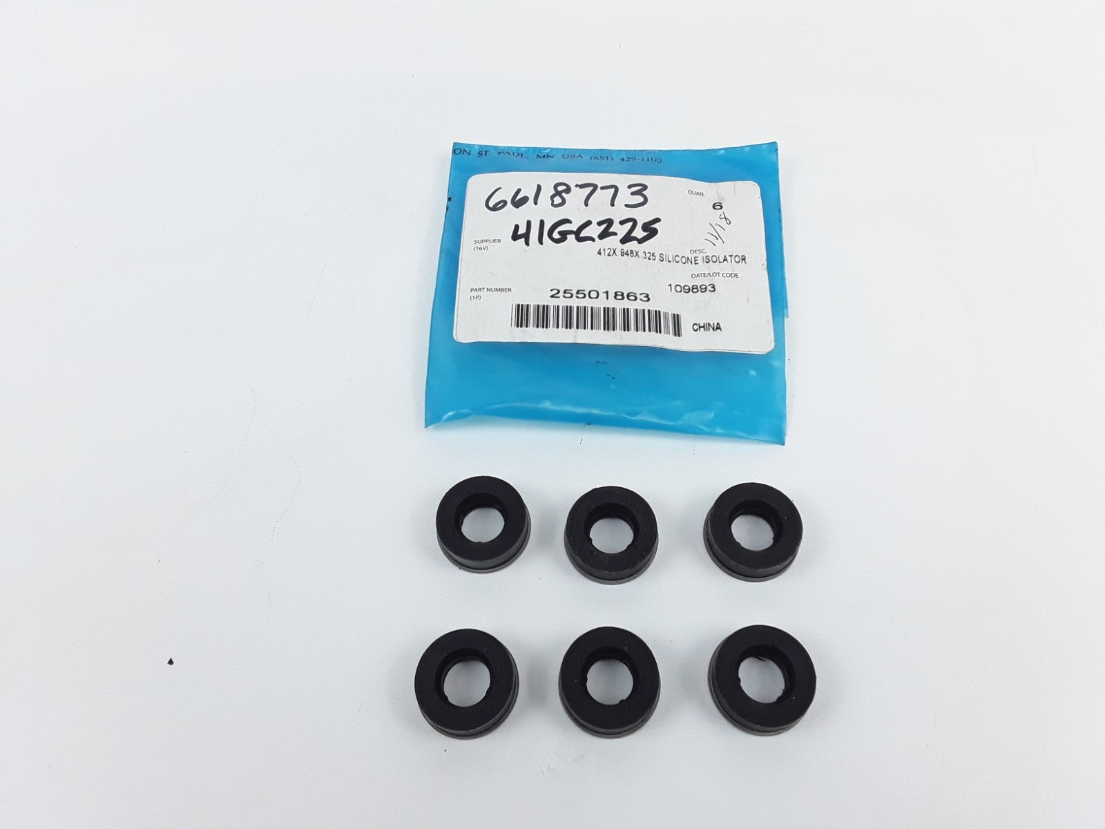 Mack 25501863 Air Filter Housing Silicone Isolator Assembly For Mack Trucks 6 pc