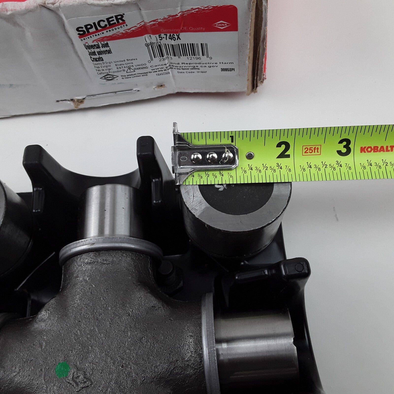 Dana 5-746X - Universal Joint - Greaseable, HR Style For Heavy Duty Car Truck