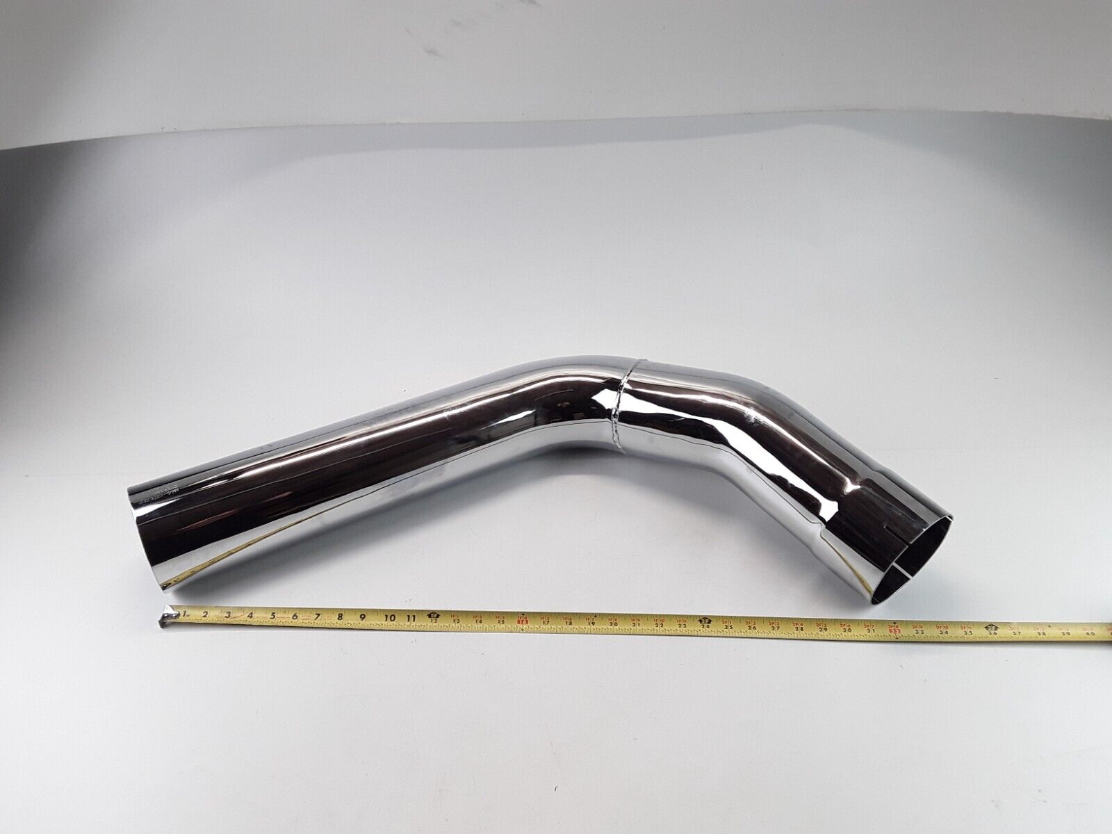 For Kenworth Pipe Exhaust Chrome Right 5" Elbow for 40" Steps RH M66-1270RCP - HotCarParts