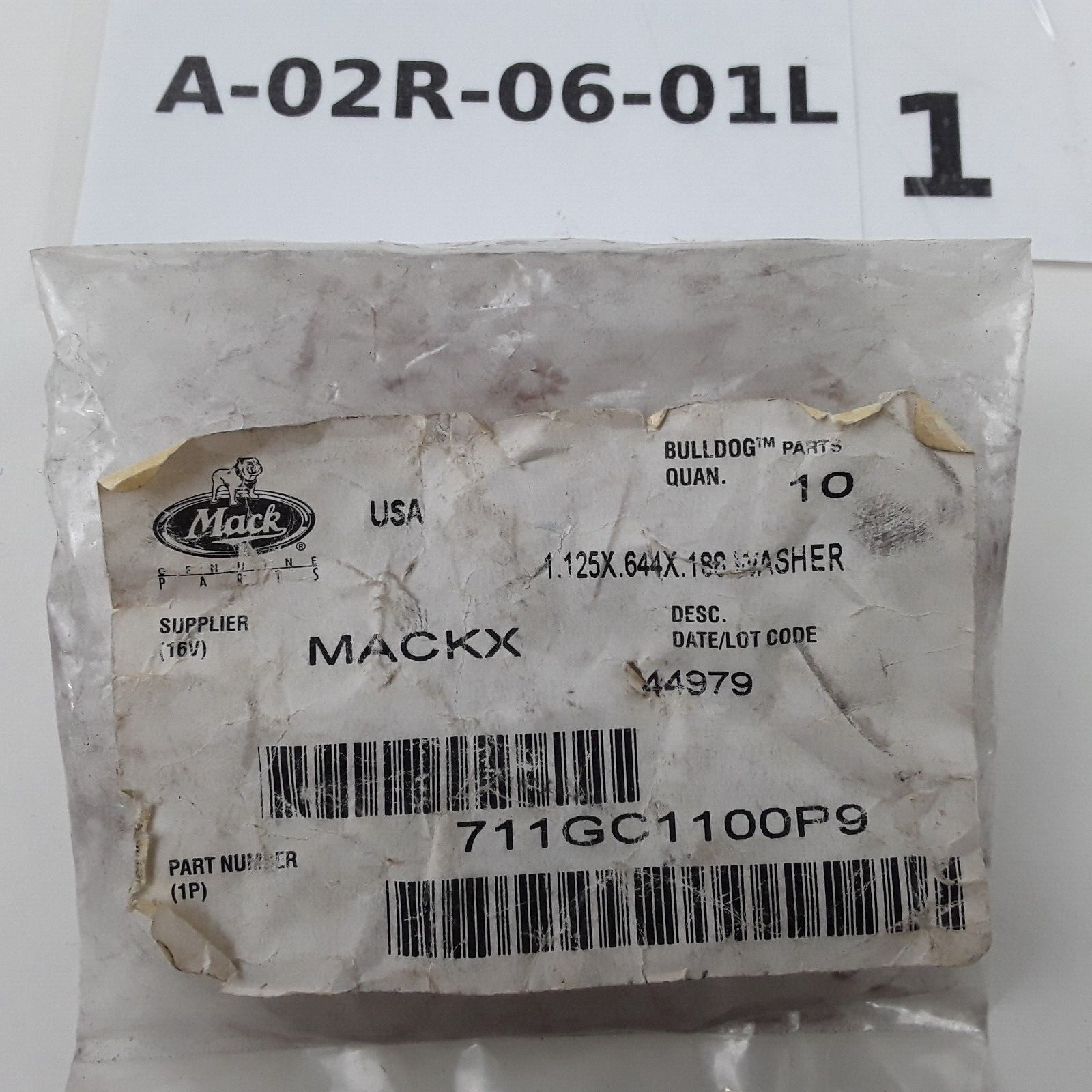 New Mack 711GC1100P9 Washers for Mack E6 Cylinder Head Pack of 10 Free Shipping