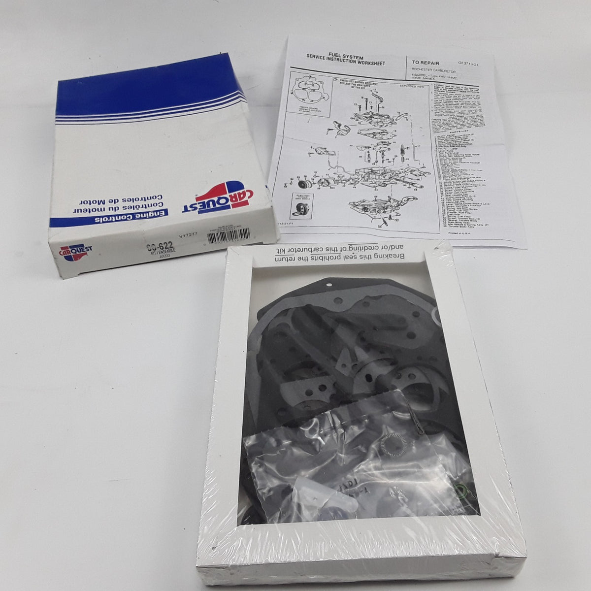 Carburetor Repair Kit Fits Chevrolet V30 V3500 GMC P3500 V3500 Jimmy (1985-1989)
