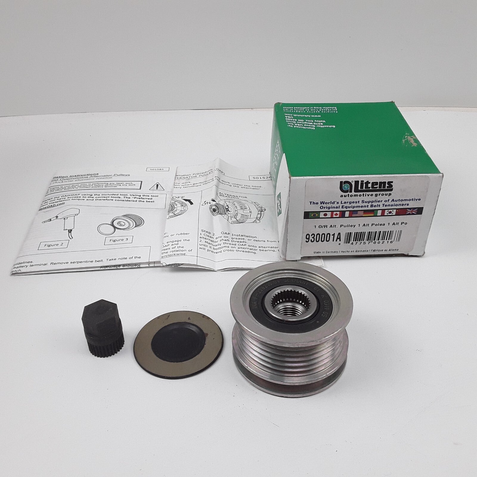 Alternator Clutch Pulley Litens 930001A Fits Mercedes E300 3.0L-L6 1996-1997