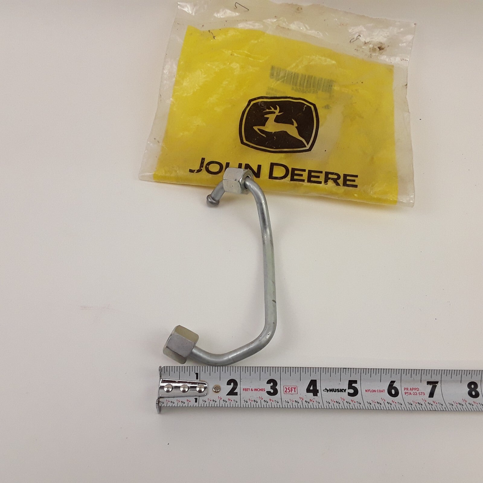Genuine OEM John Deere RE558664 Fuel Rail Tube Compatible with Various Models