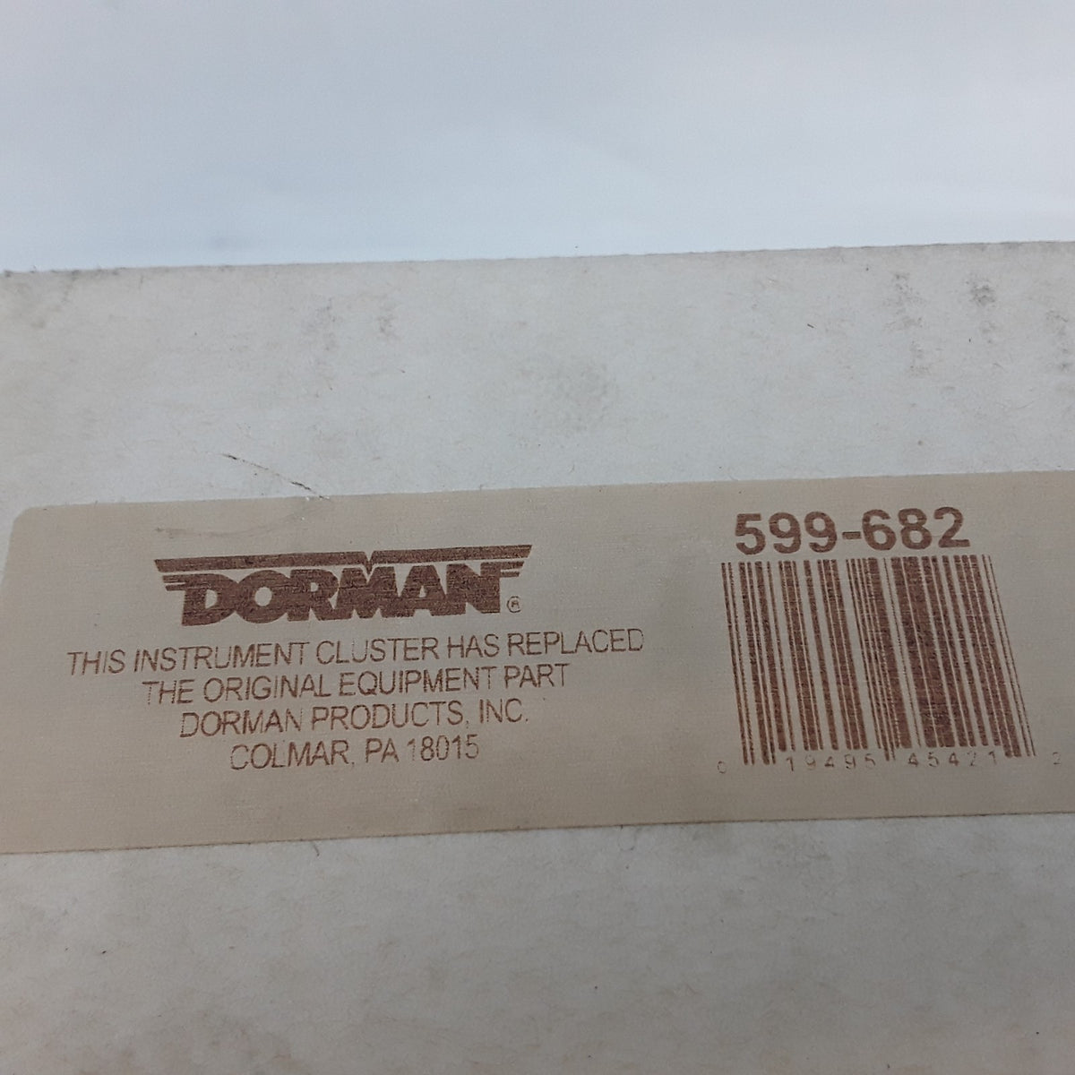 Dorman 599-682 Instrument Cluster Fits Mercury Grand Marquis 1998 1999 2000-2002