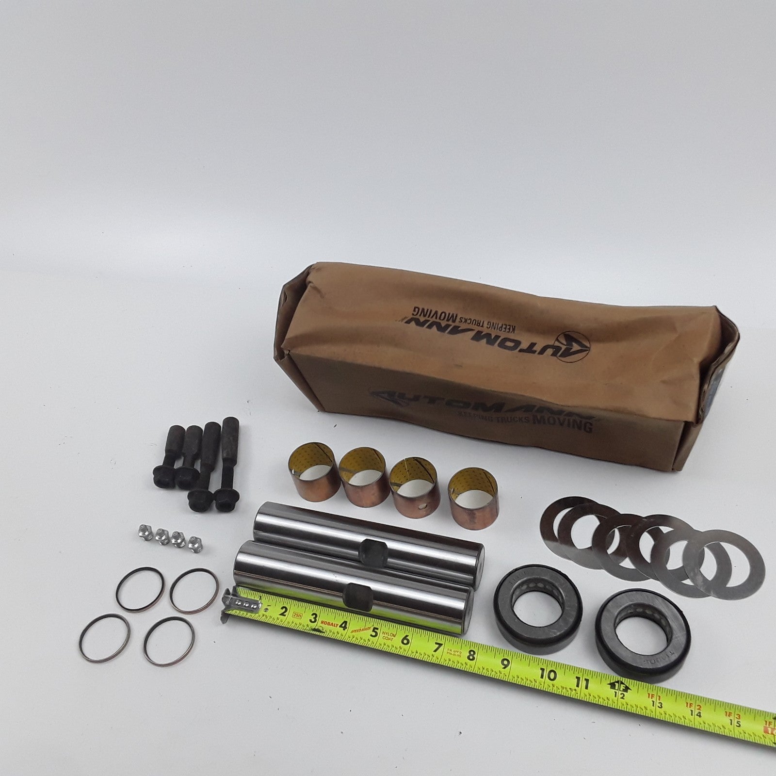 Automann 460.530C - King Pin Kit - DD Type, Composite Bushing, 7.511” Length